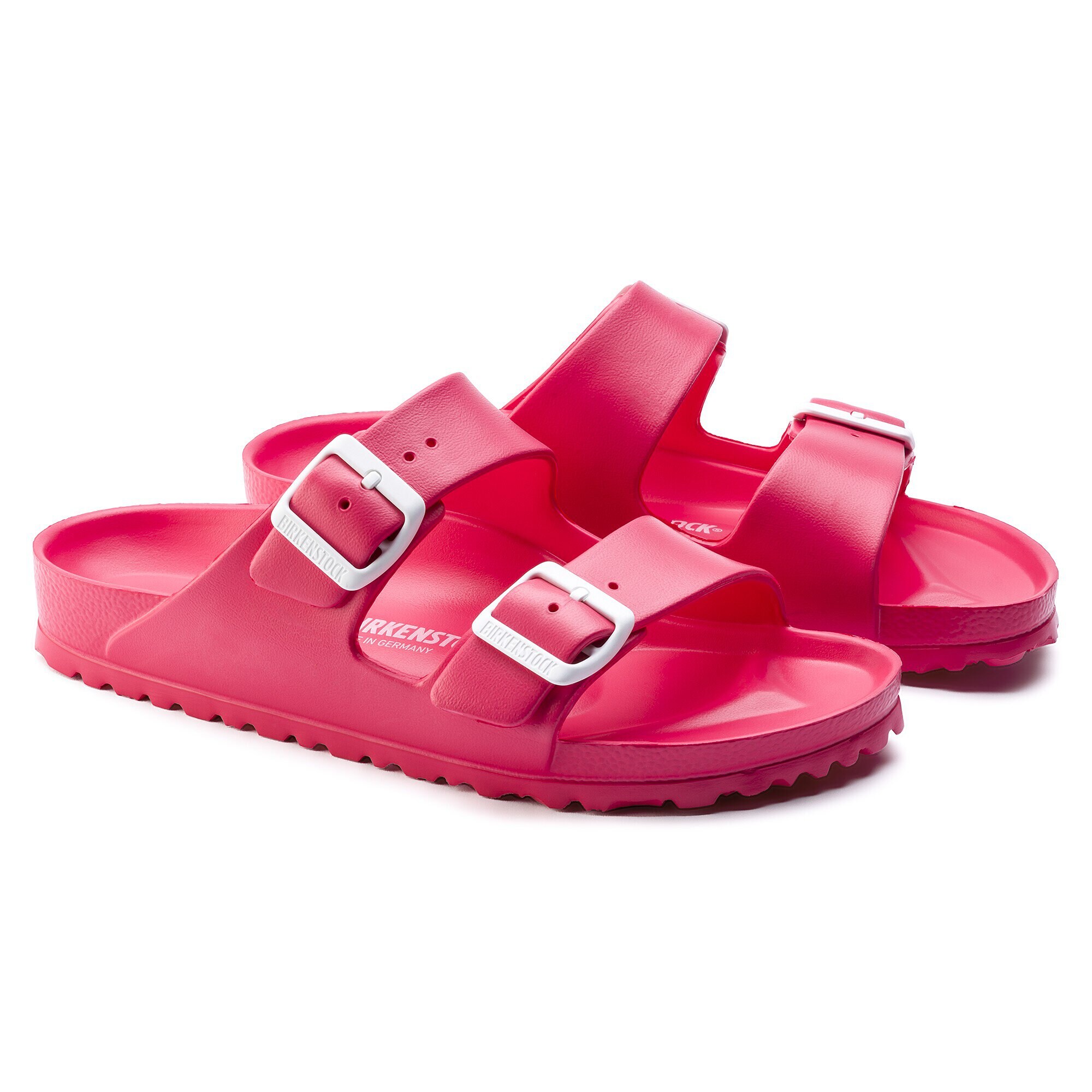 birkenstock arizona essentials coral