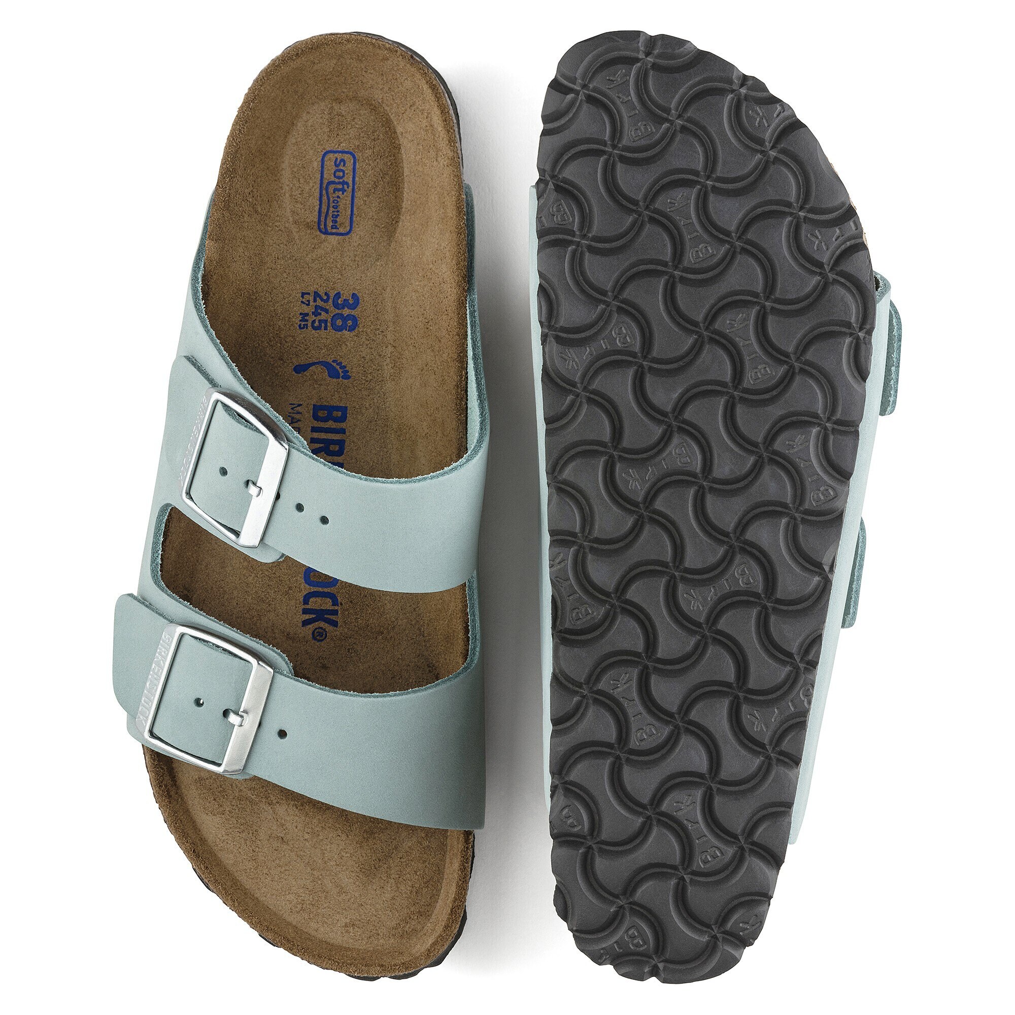 Birkenstock aqua blue sale
