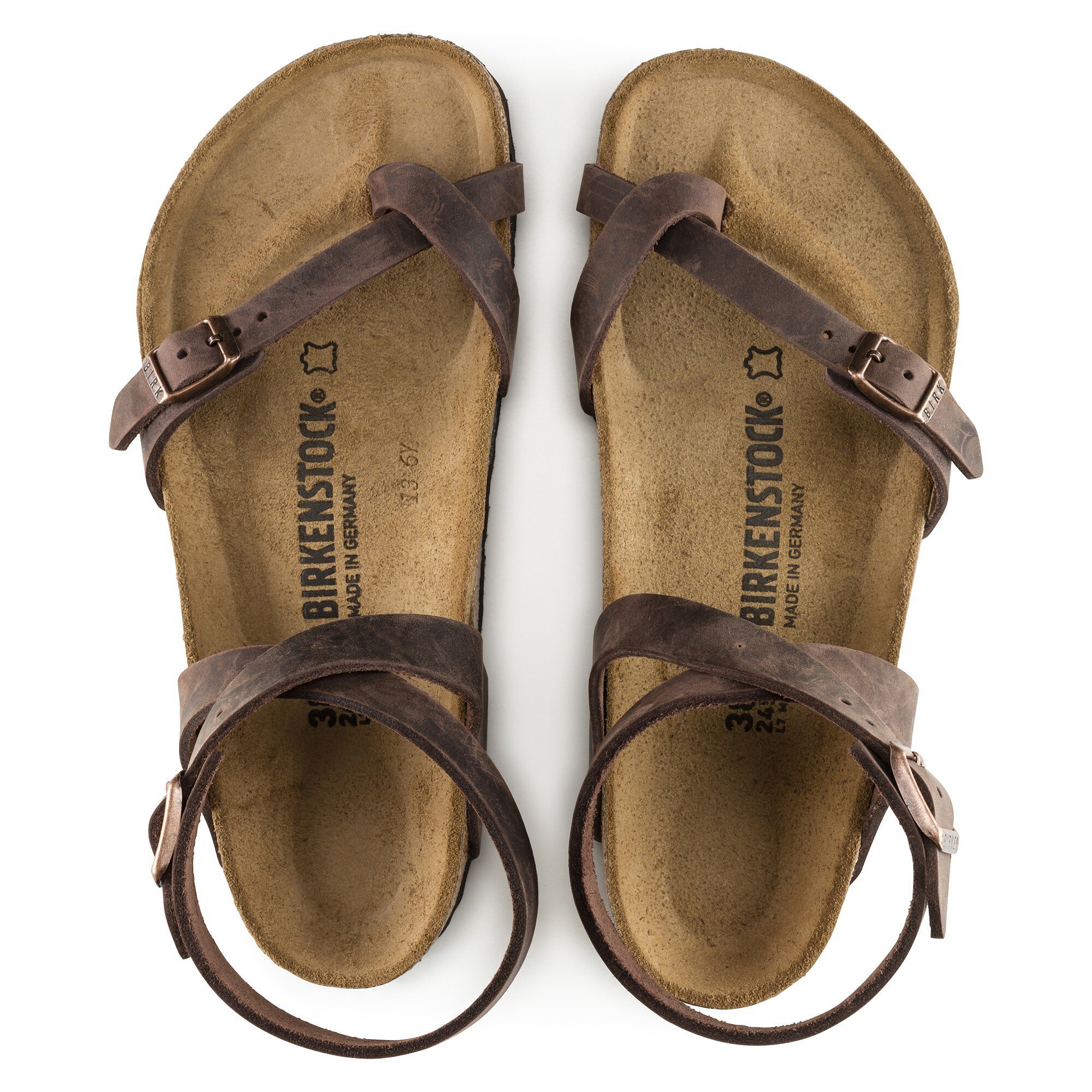 Birkenstock Yara Leather 41r / Habana Oil