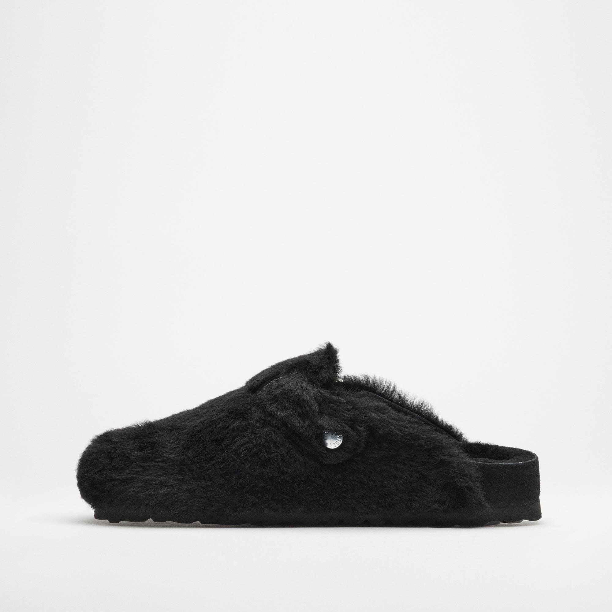 Boston 1774 Shearling Cowhide Black | BIRKENSTOCK