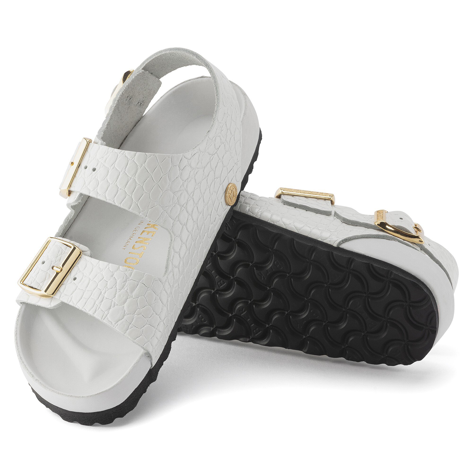 Birkenstock milano white leather discount