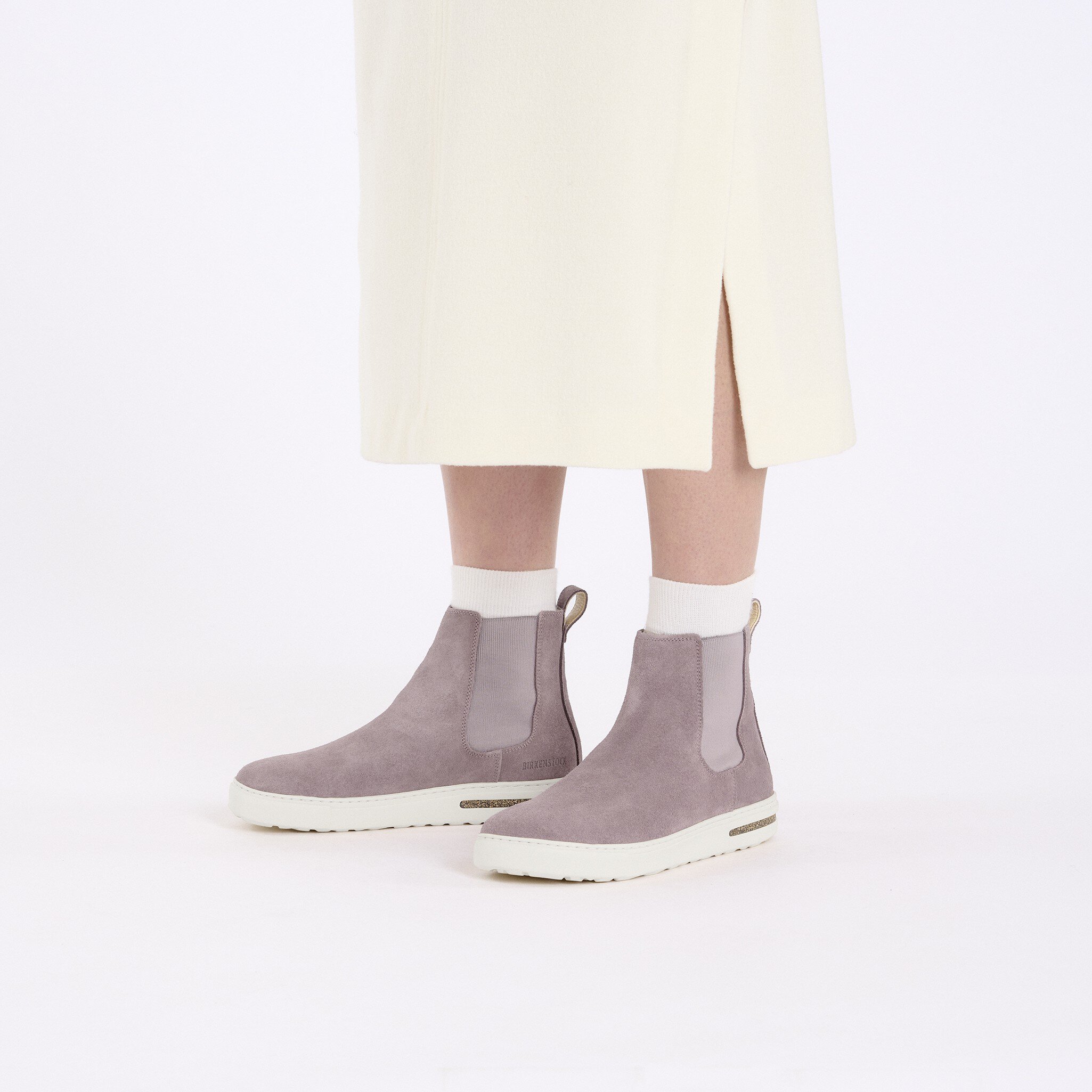 Bend Chelsea Suede Leather Faded Purple BIRKENSTOCK