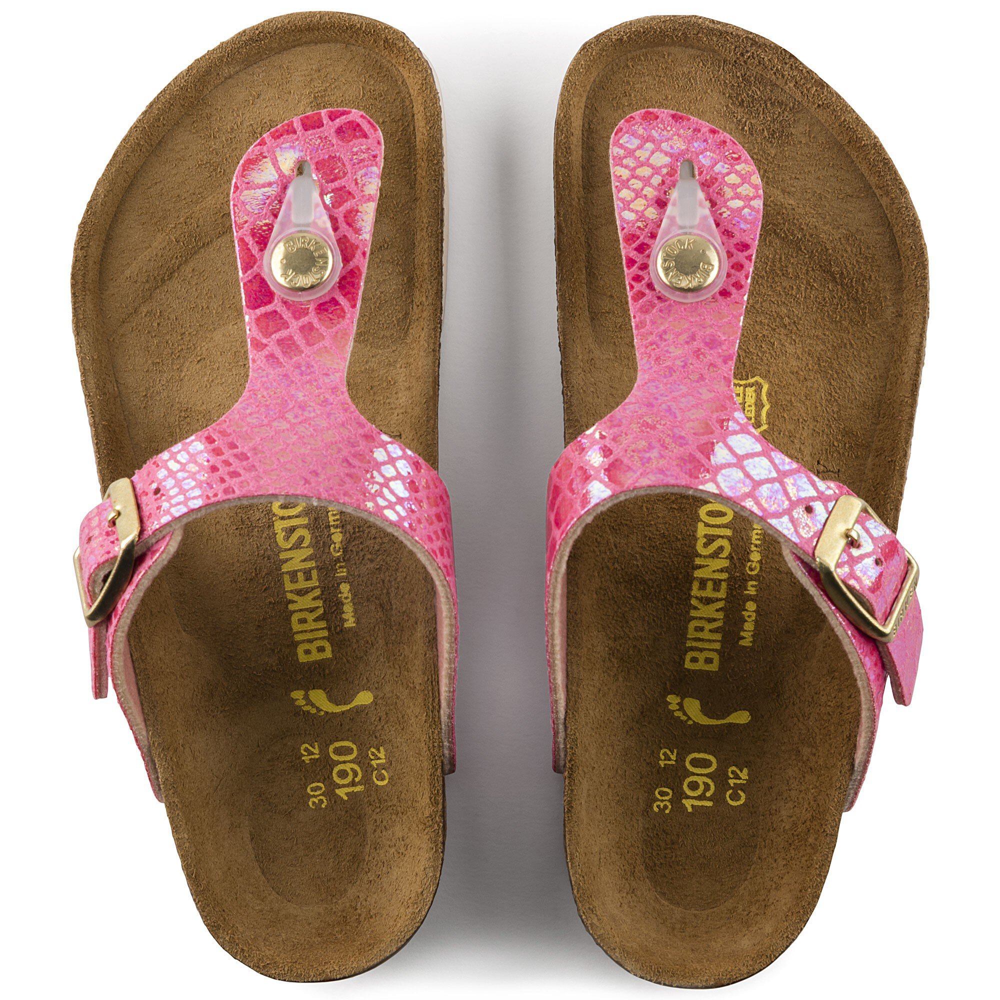 pink thong birkenstocks