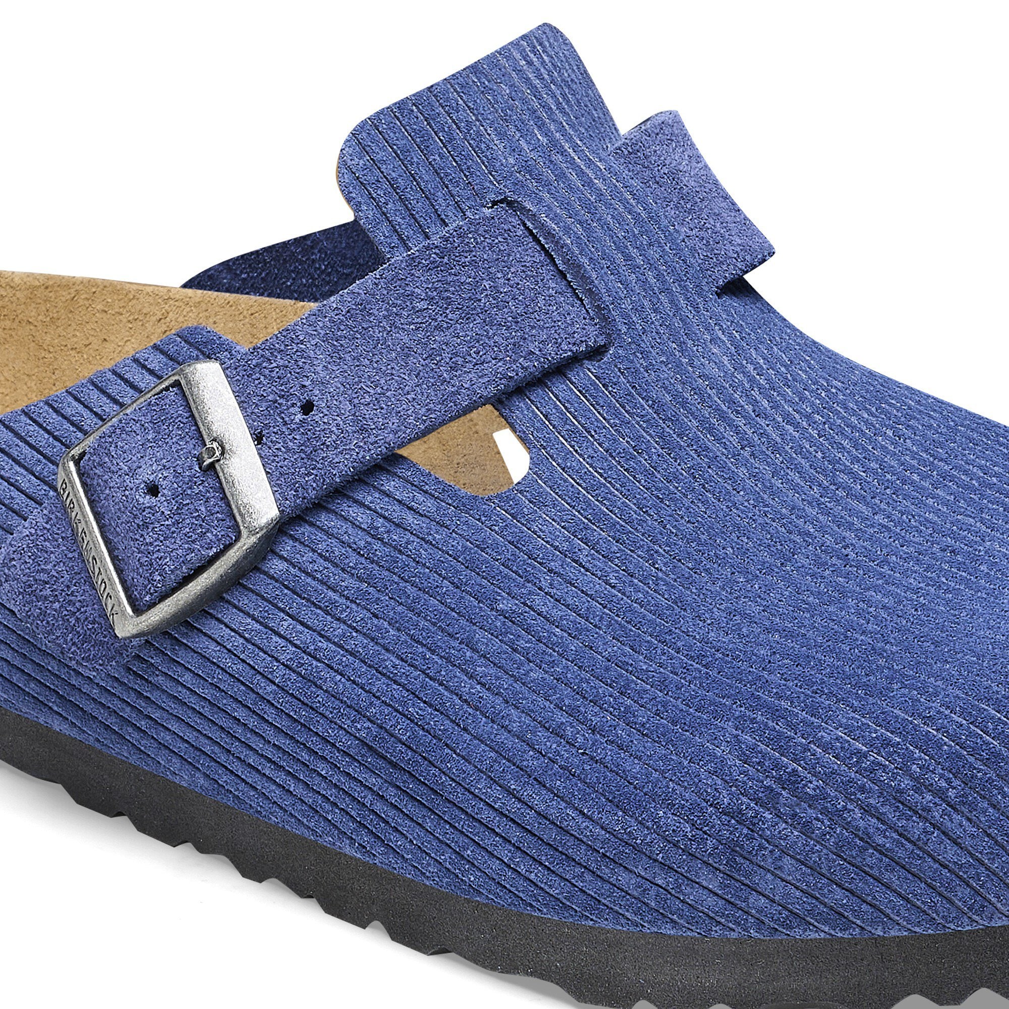 Boston Suede Embossed Indigo Blue | BIRKENSTOCK