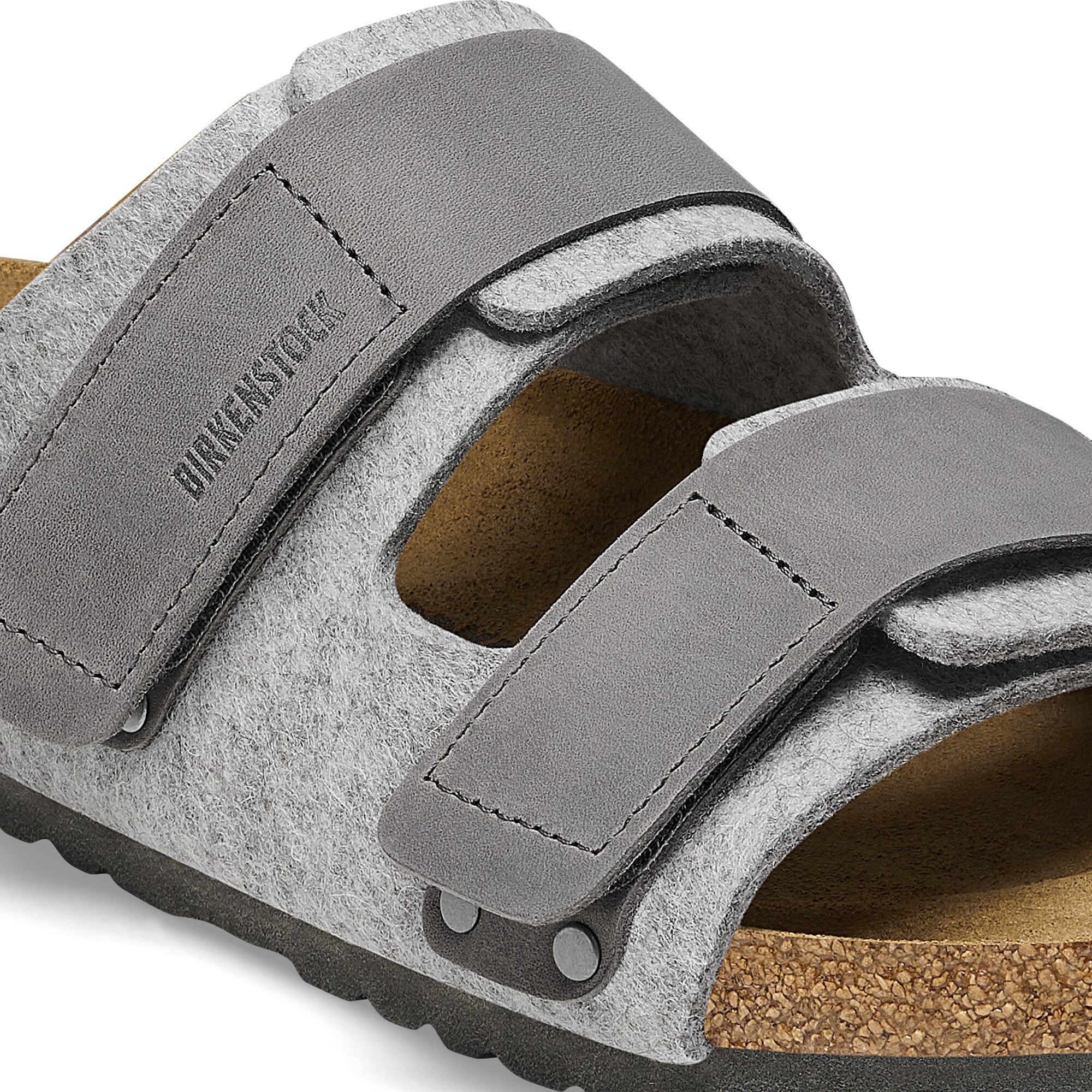 Uji Natural Leather-Felt Light Gray | BIRKENSTOCK