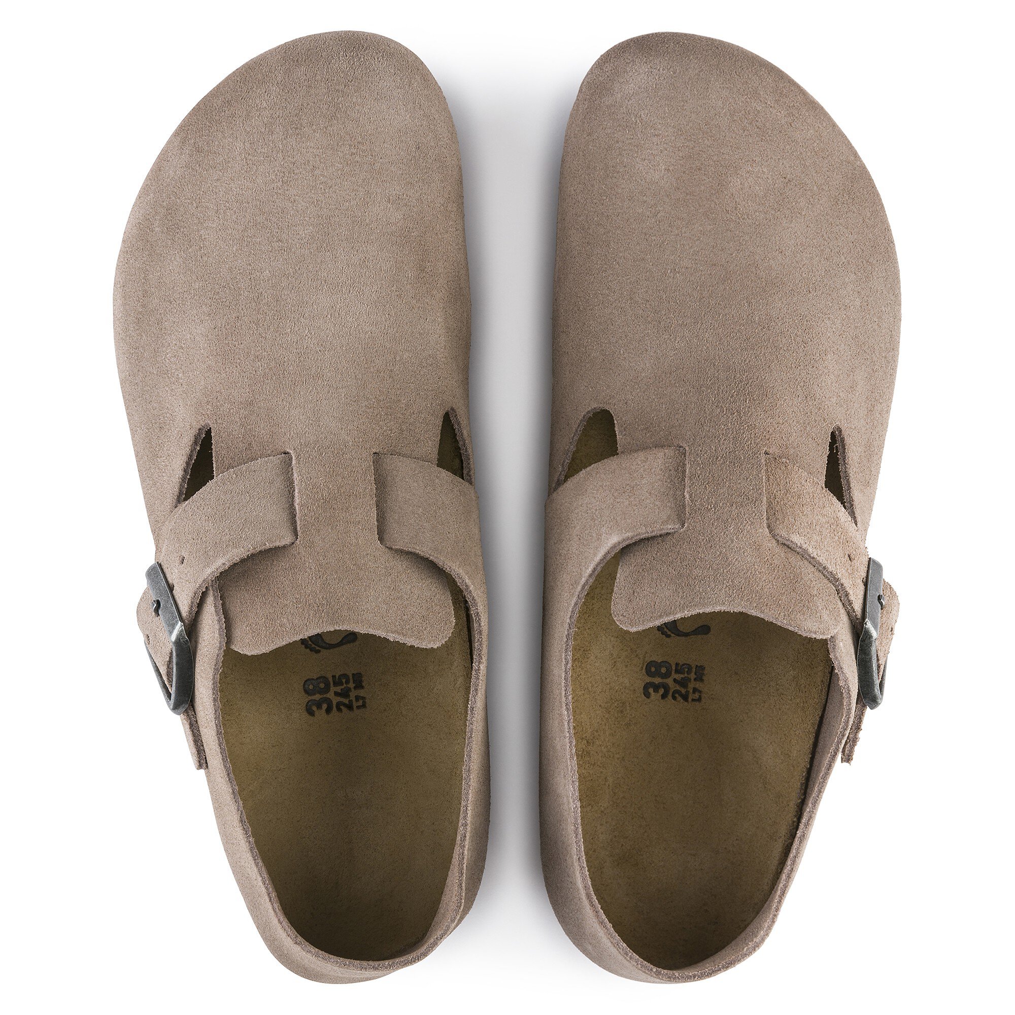 London Suede Leather Taupe BIRKENSTOCK