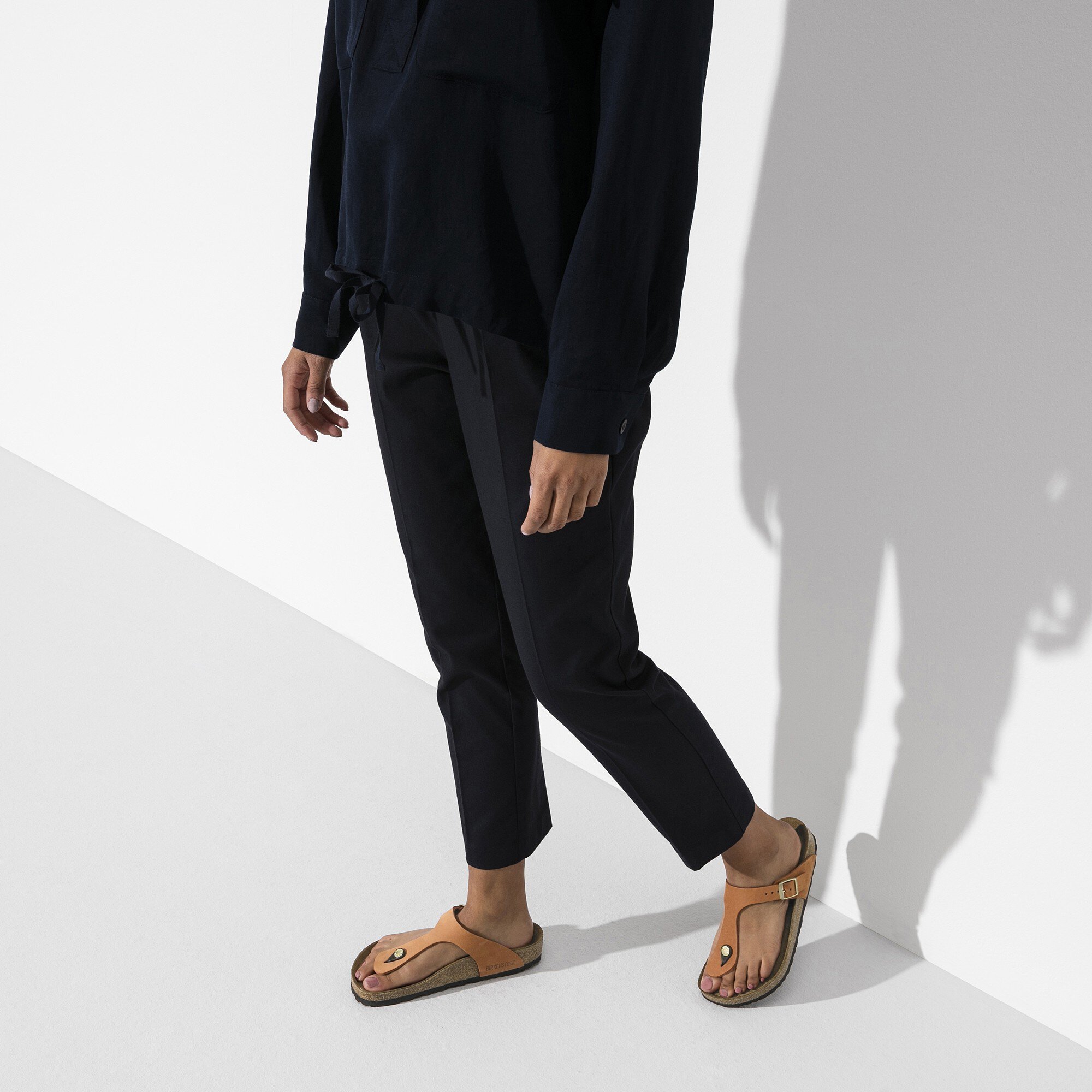 Gizeh Lit de pied souple Cuir nubuck Pacane