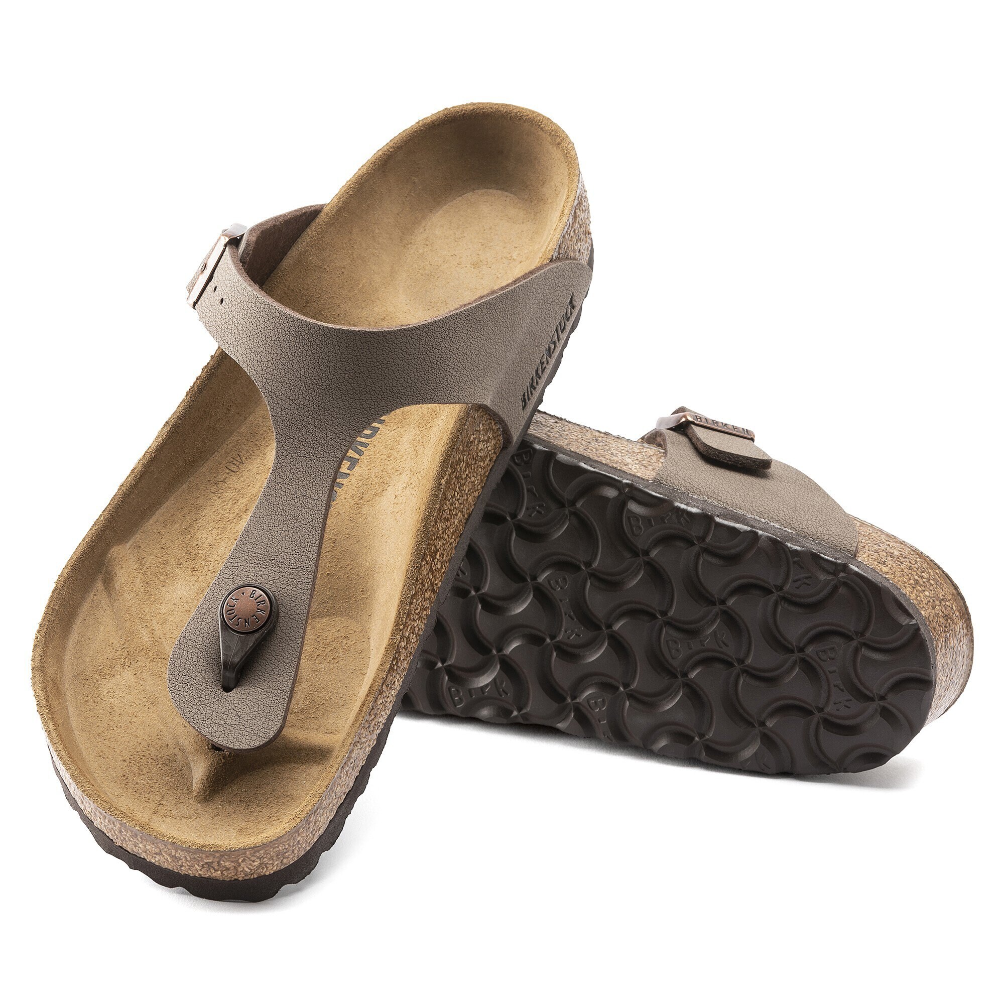 Gizeh Birko Flor Nubuck Mocha BIRKENSTOCK