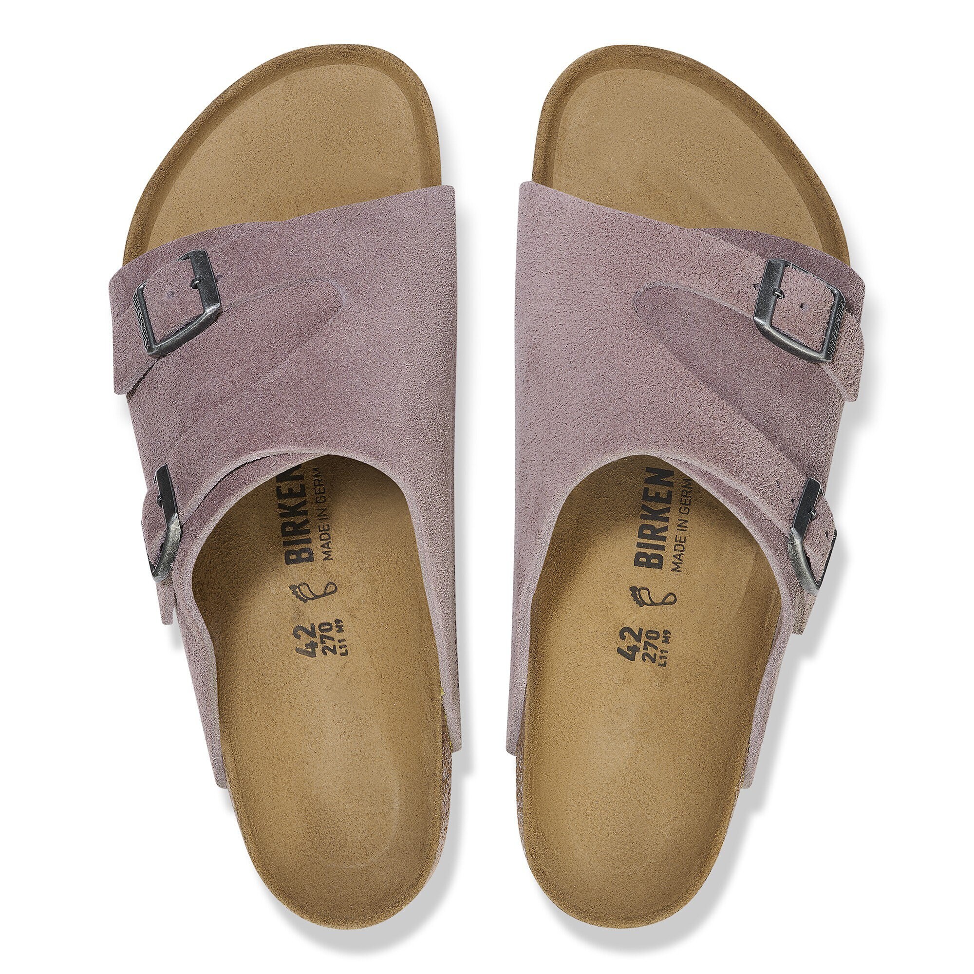 Zürich Suede Leather Faded Purple | BIRKENSTOCK