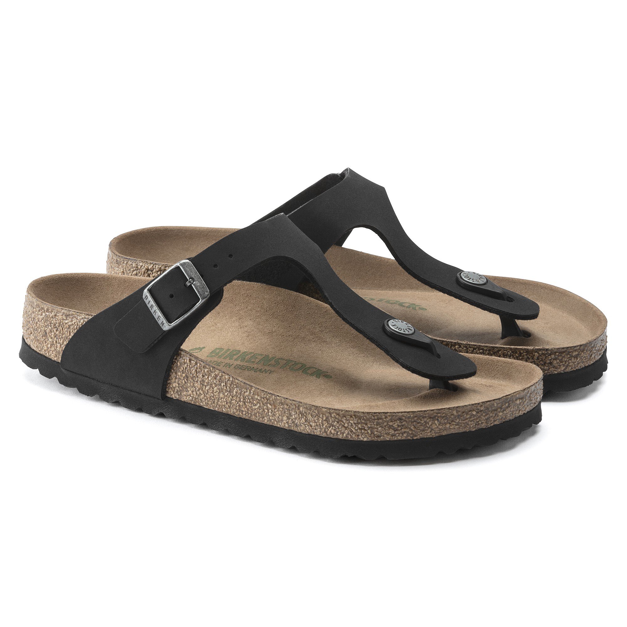 yderligere Udvikle kinakål Gizeh Vegan Birkibuc Black | BIRKENSTOCK