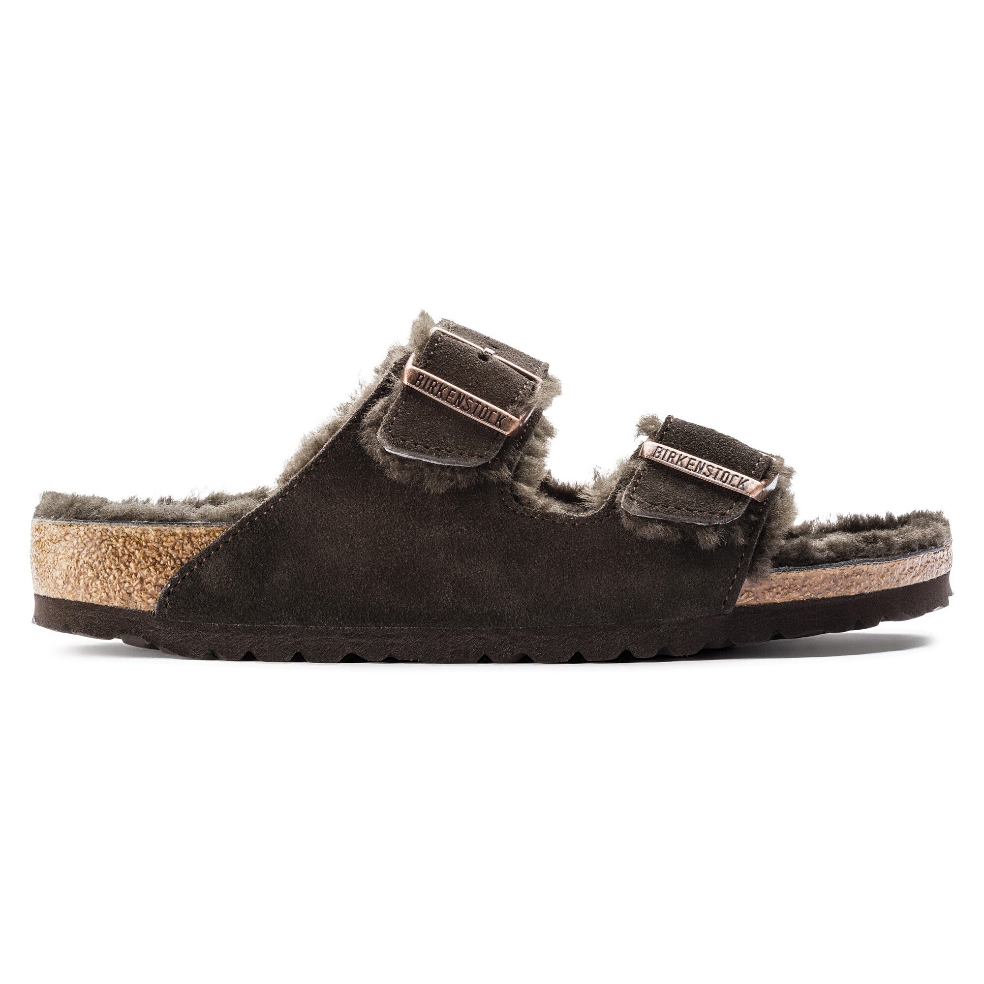 Birkenstock Arizona Shearling Suede Slipper