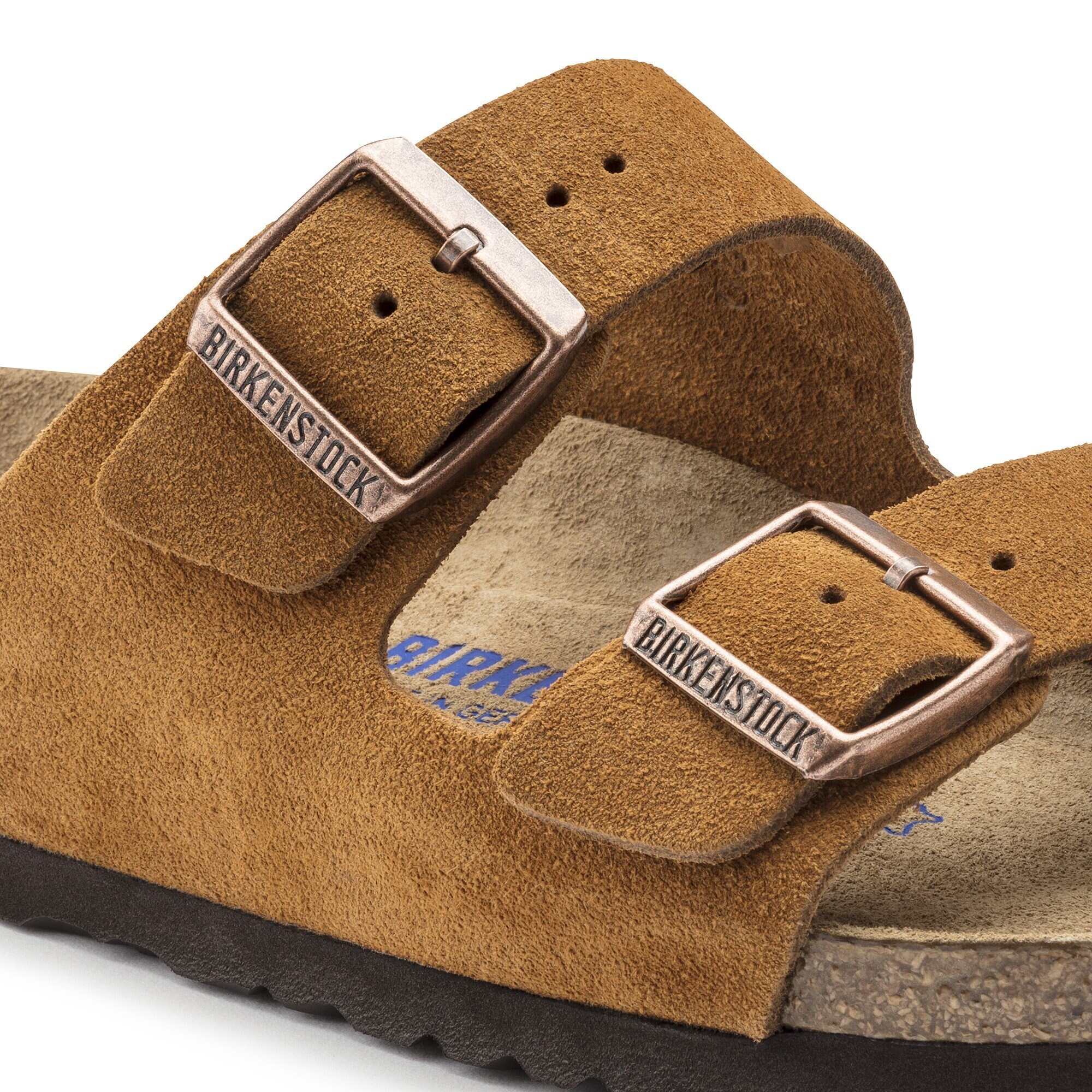 Arizona Suede Sandals in Brown - Birkenstock