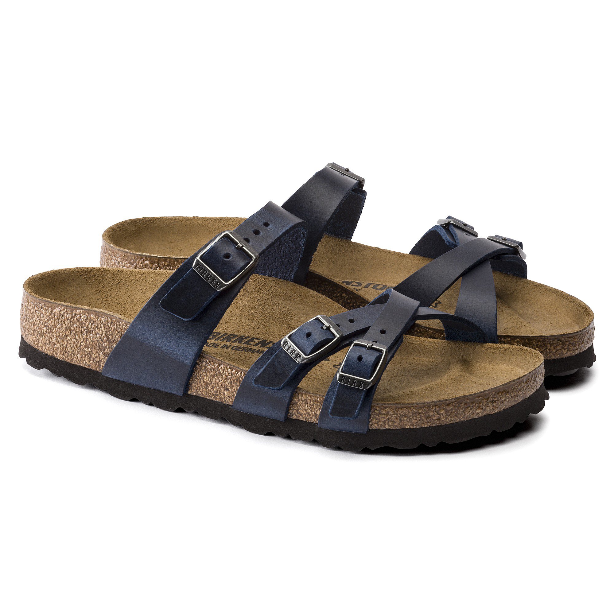 Franca Oiled Leather Blue | BIRKENSTOCK