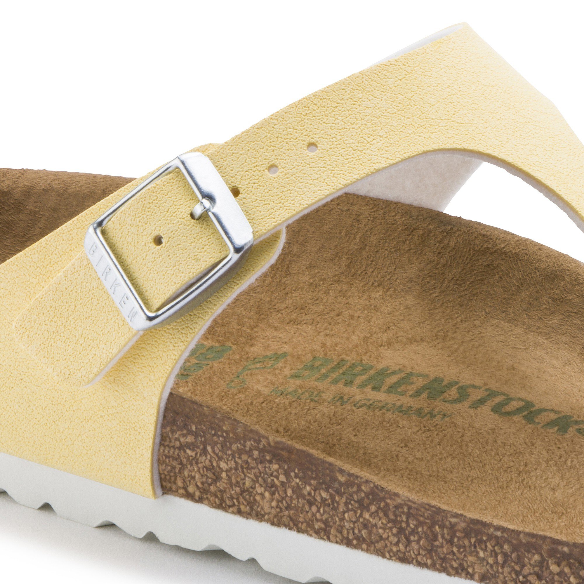 Birkenstock gizeh brushed vanilla on sale