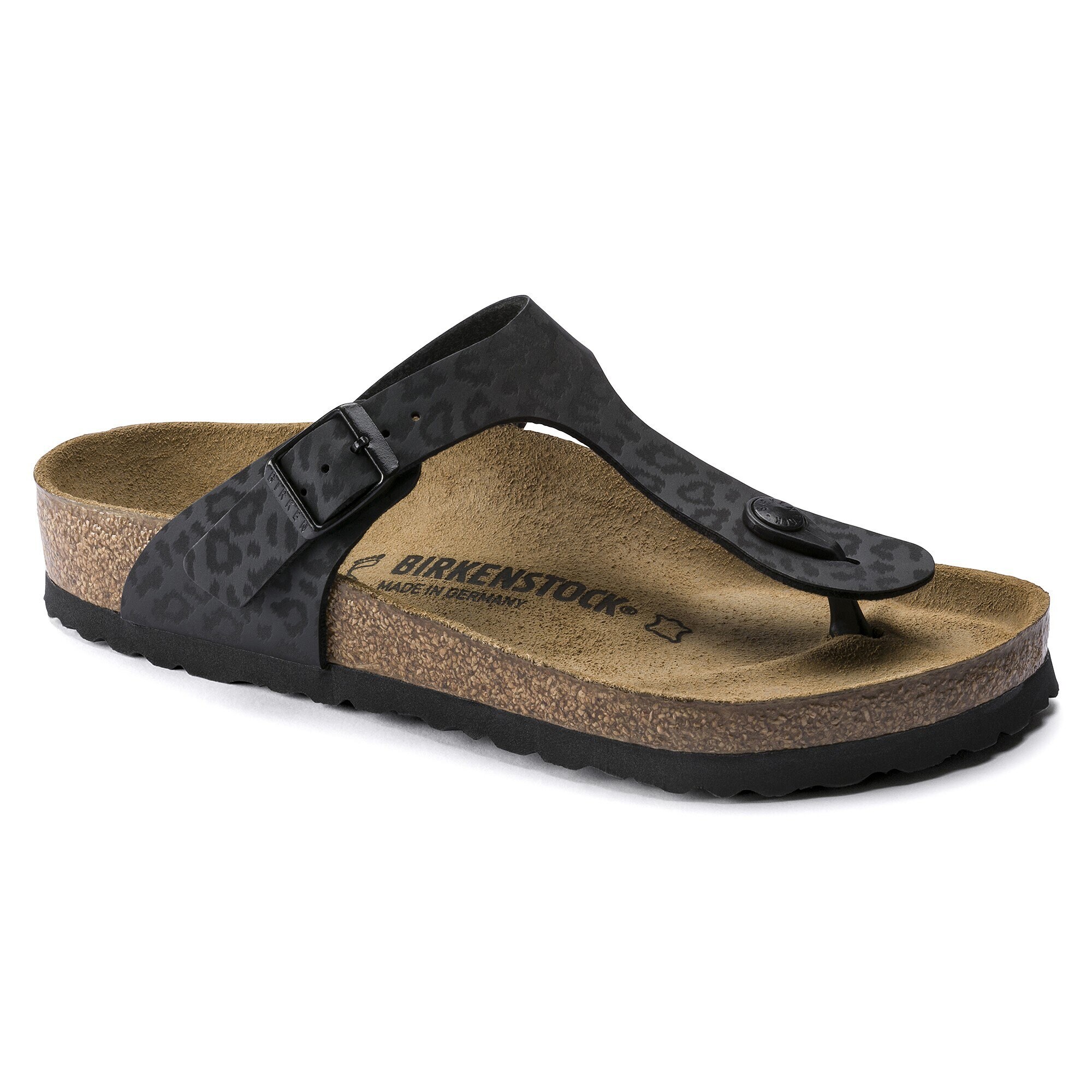 leopard birkenstocks clogs