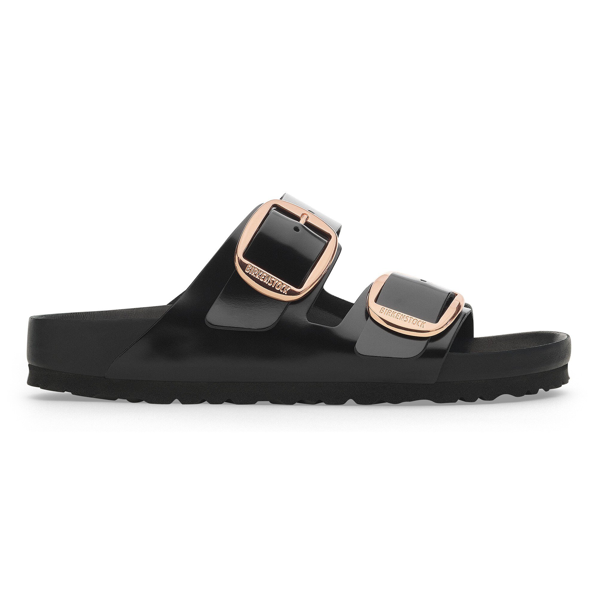 Arizona Big Buckle Naturleder Lack High Shine Black BIRKENSTOCK