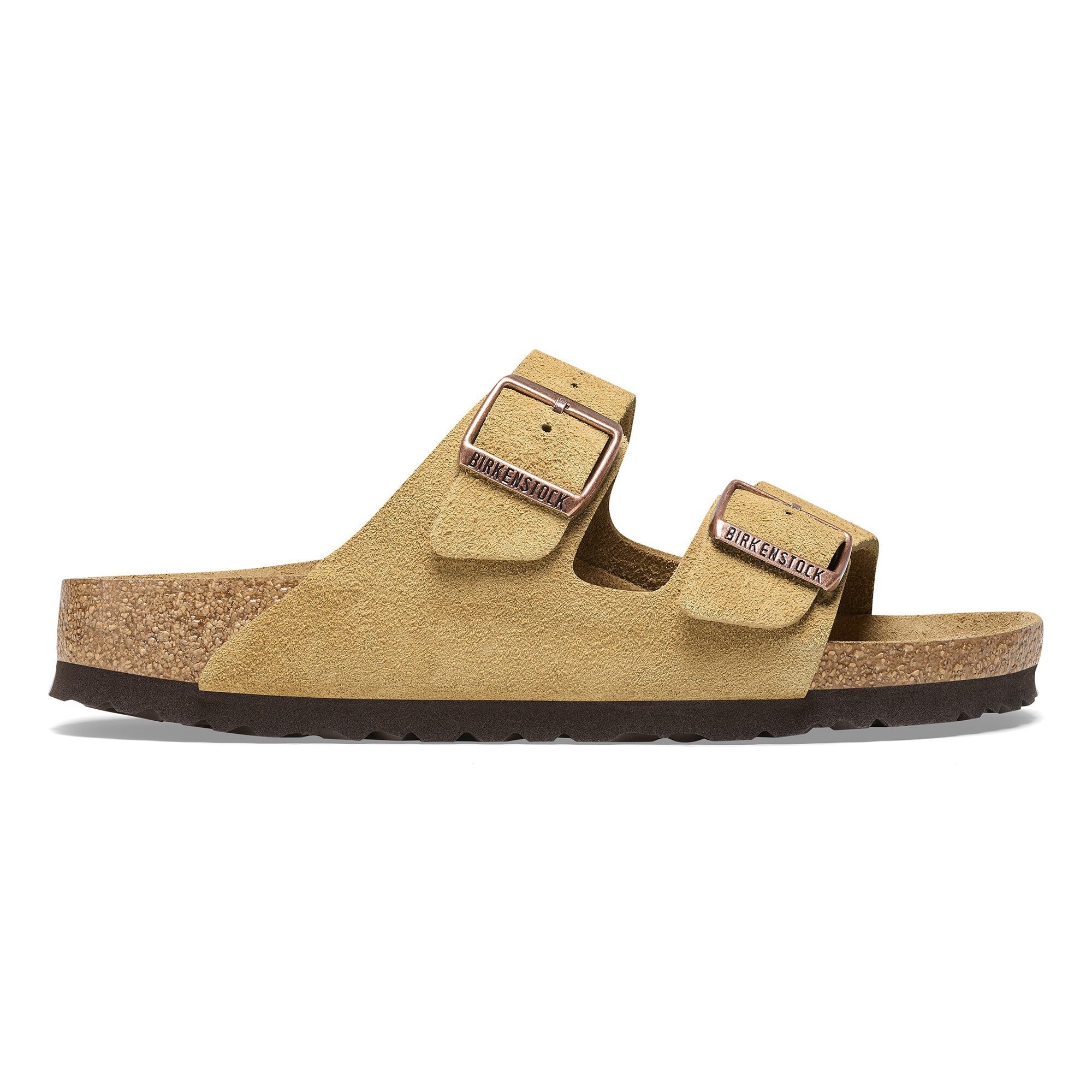 Arizona Suede Leather Latte Cream BIRKENSTOCK