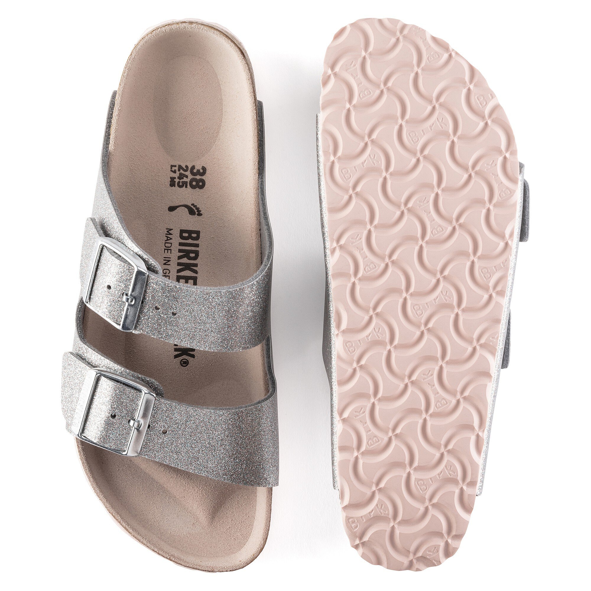 Birkenstock arizona silver 2025 dam