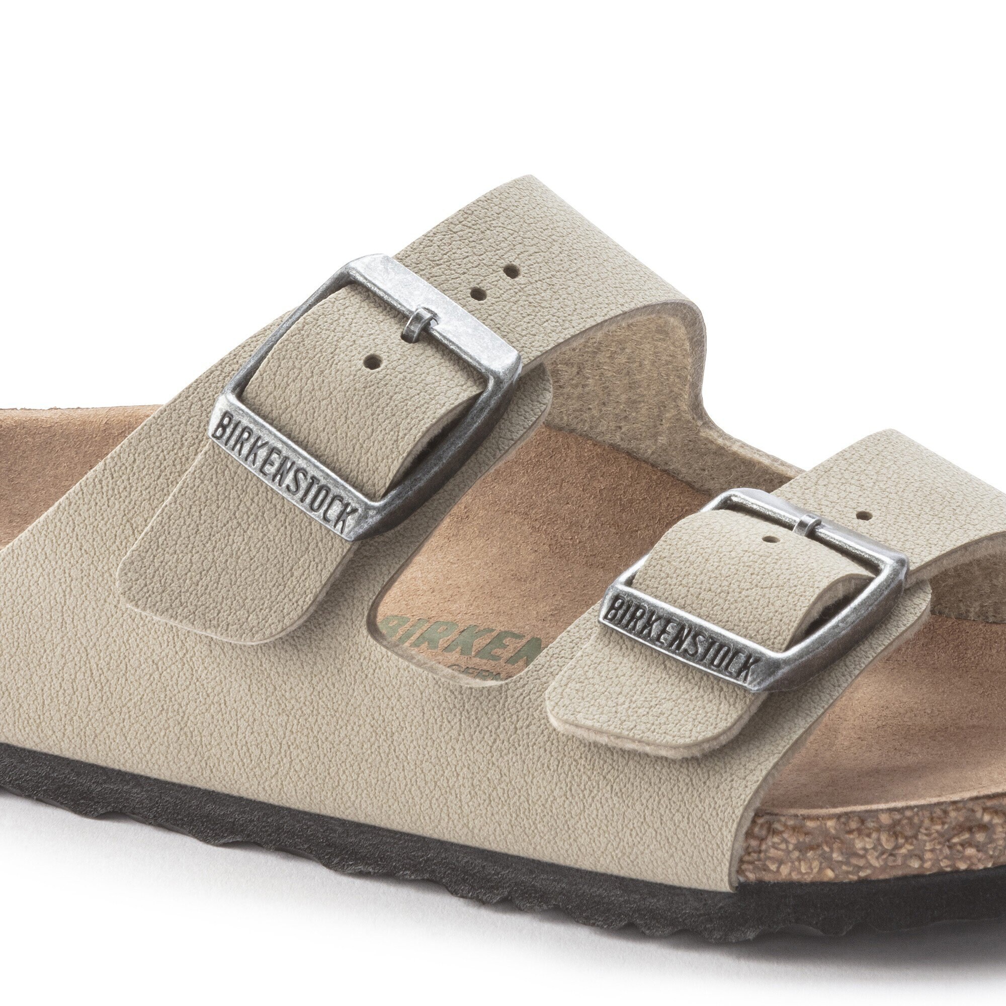Arizona Kids Vegan Birko-Flor Birkibuc Faded Khaki | BIRKENSTOCK