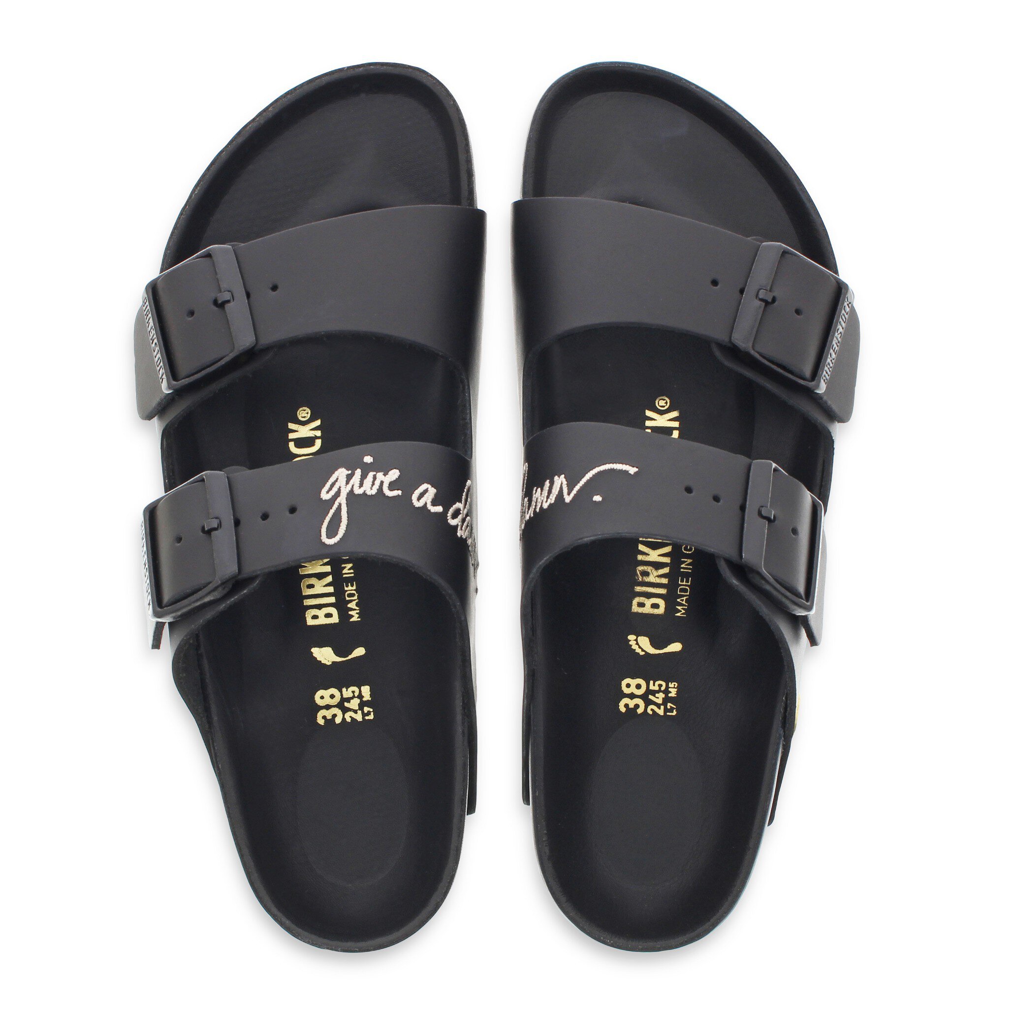 Arizona Lingua Franca Leather Black BIRKENSTOCK