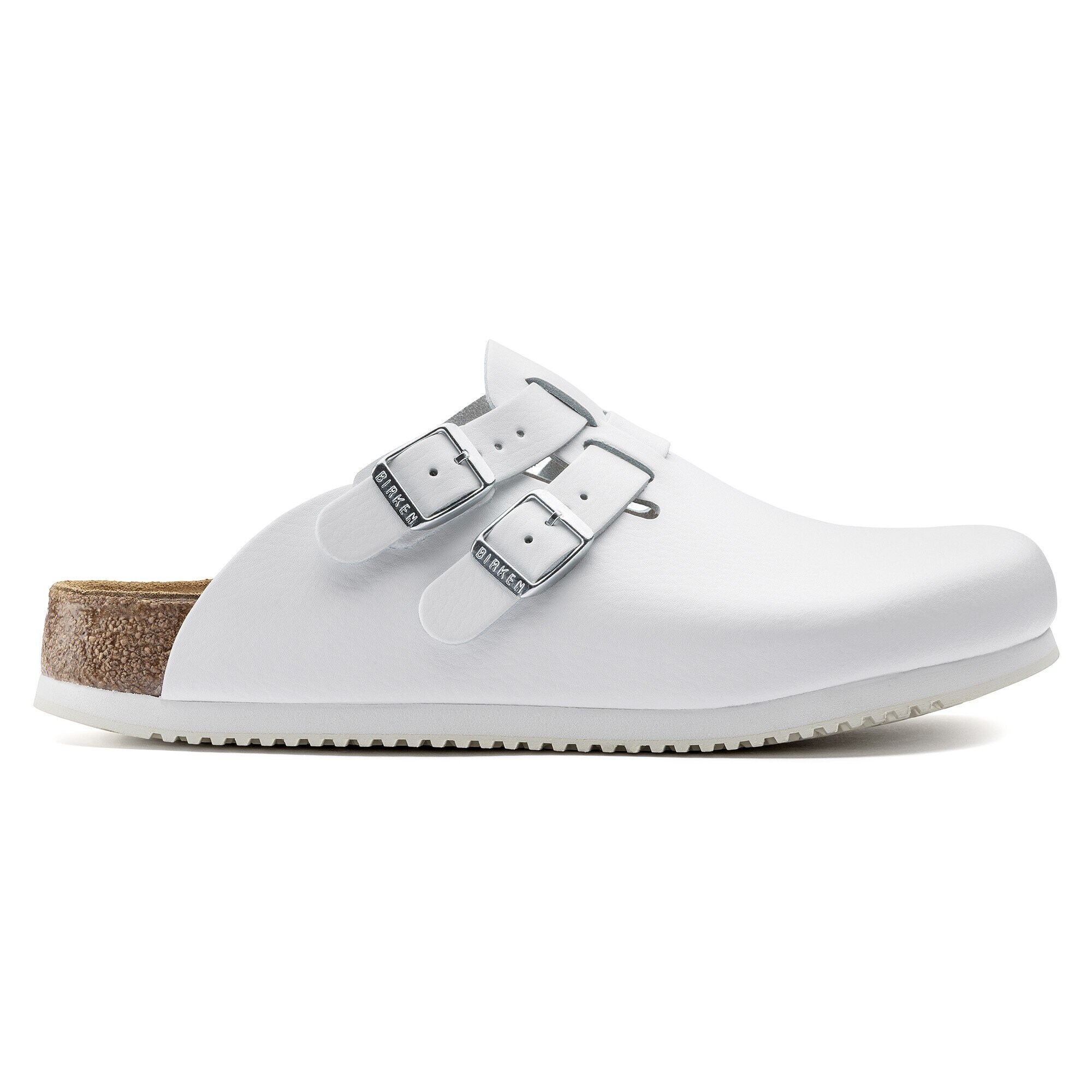 Kay SL Weichbettung Naturleder WeiB BIRKENSTOCK