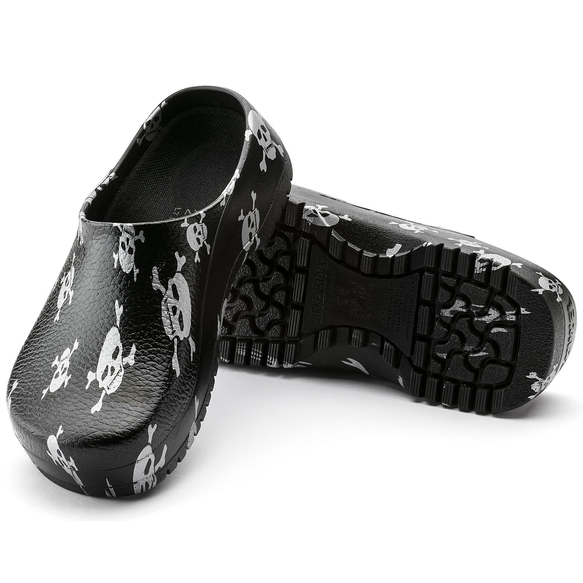 birkenstock skull clogs