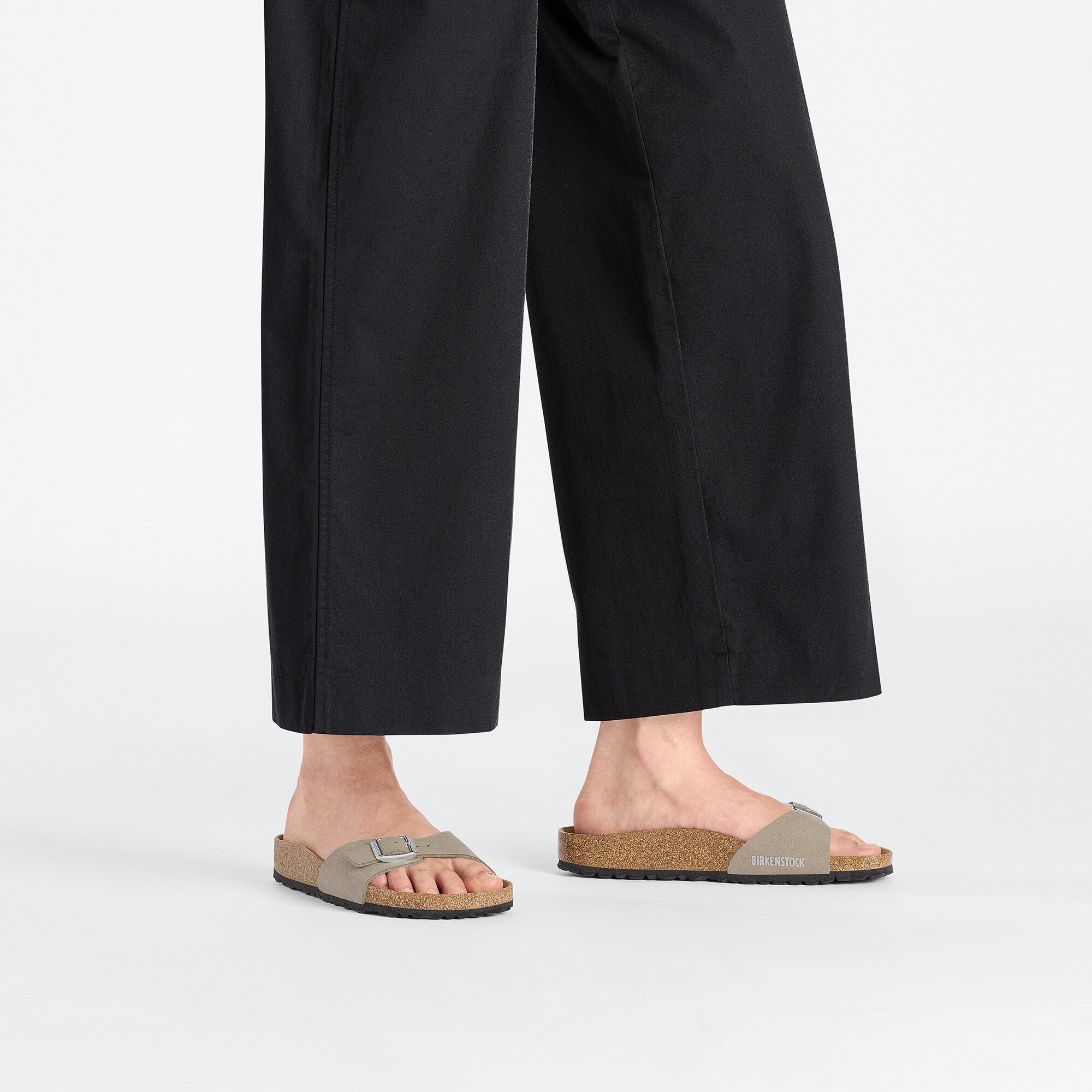 Madrid Vegan Synthetics Gray Taupe | BIRKENSTOCK