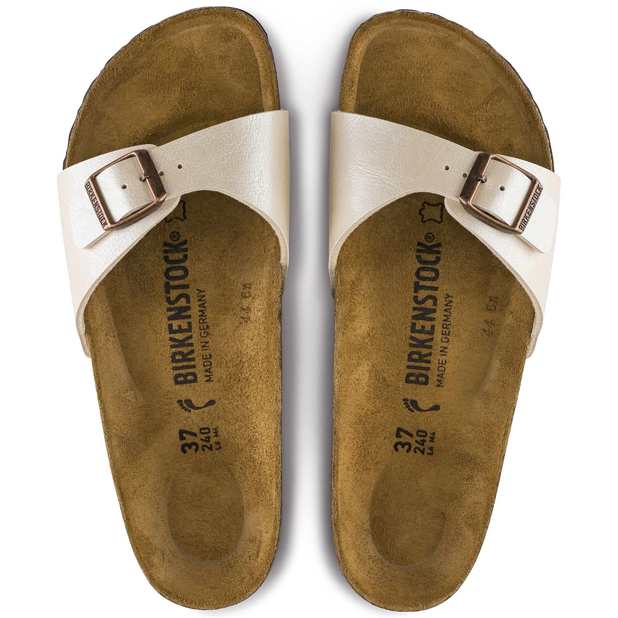 birkenstock graceful pearl white
