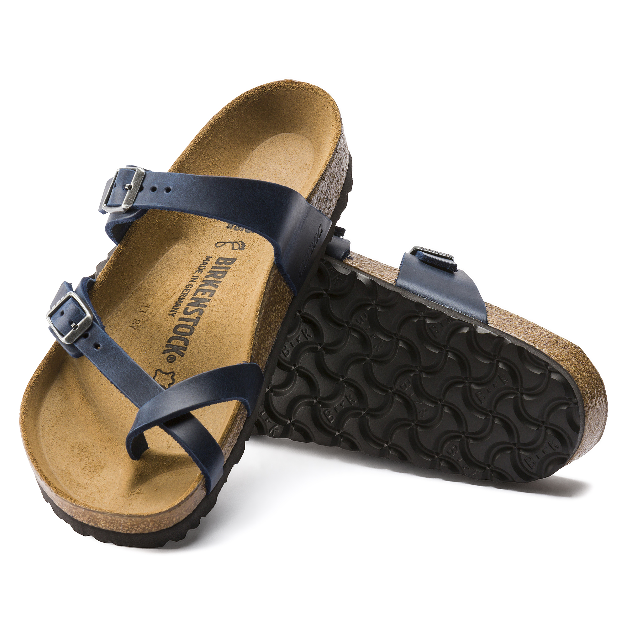 navy blue birkenstock sandals