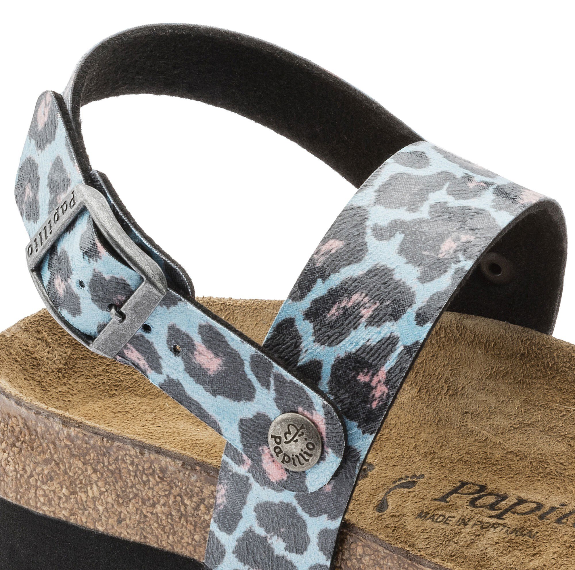 Papillio by birkenstock leopard slingback flat sandals cheap
