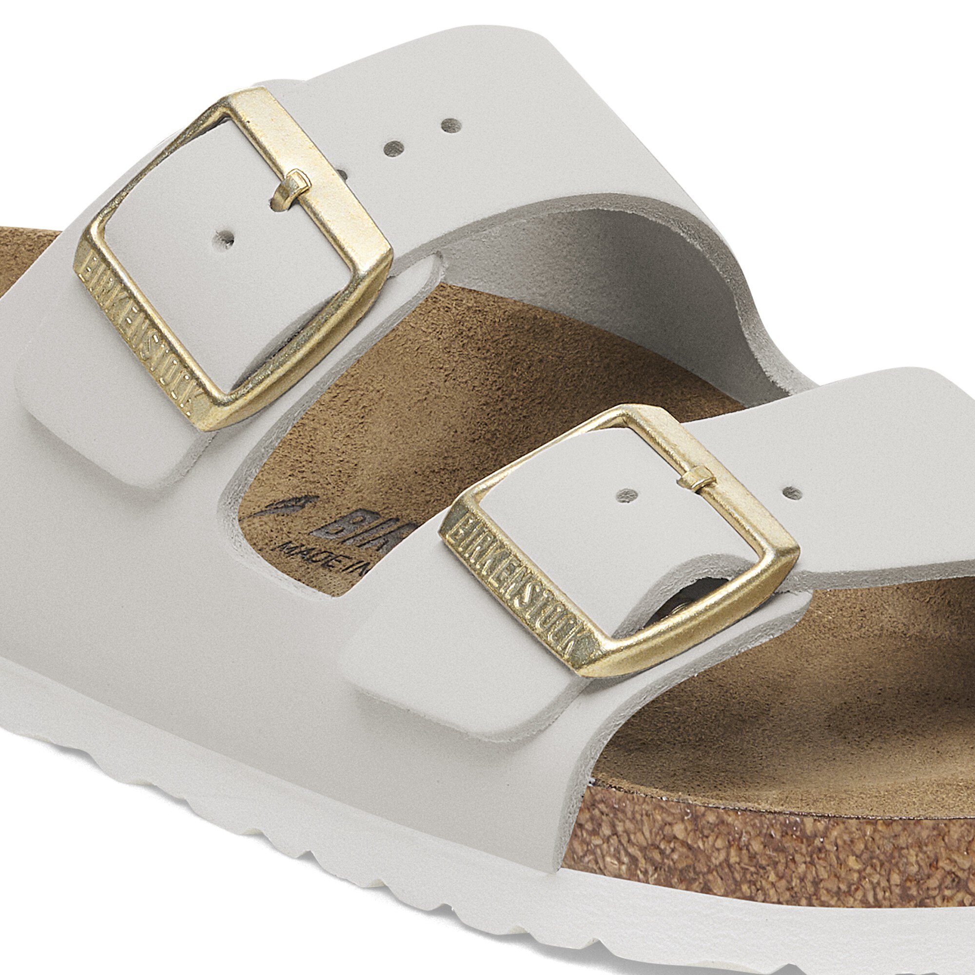 【新品未使用】BIRKENSTOCK ARIZONA ホワイト サイズ39 Birkenstock New with Box Arizona White Birko-Flor Narrow