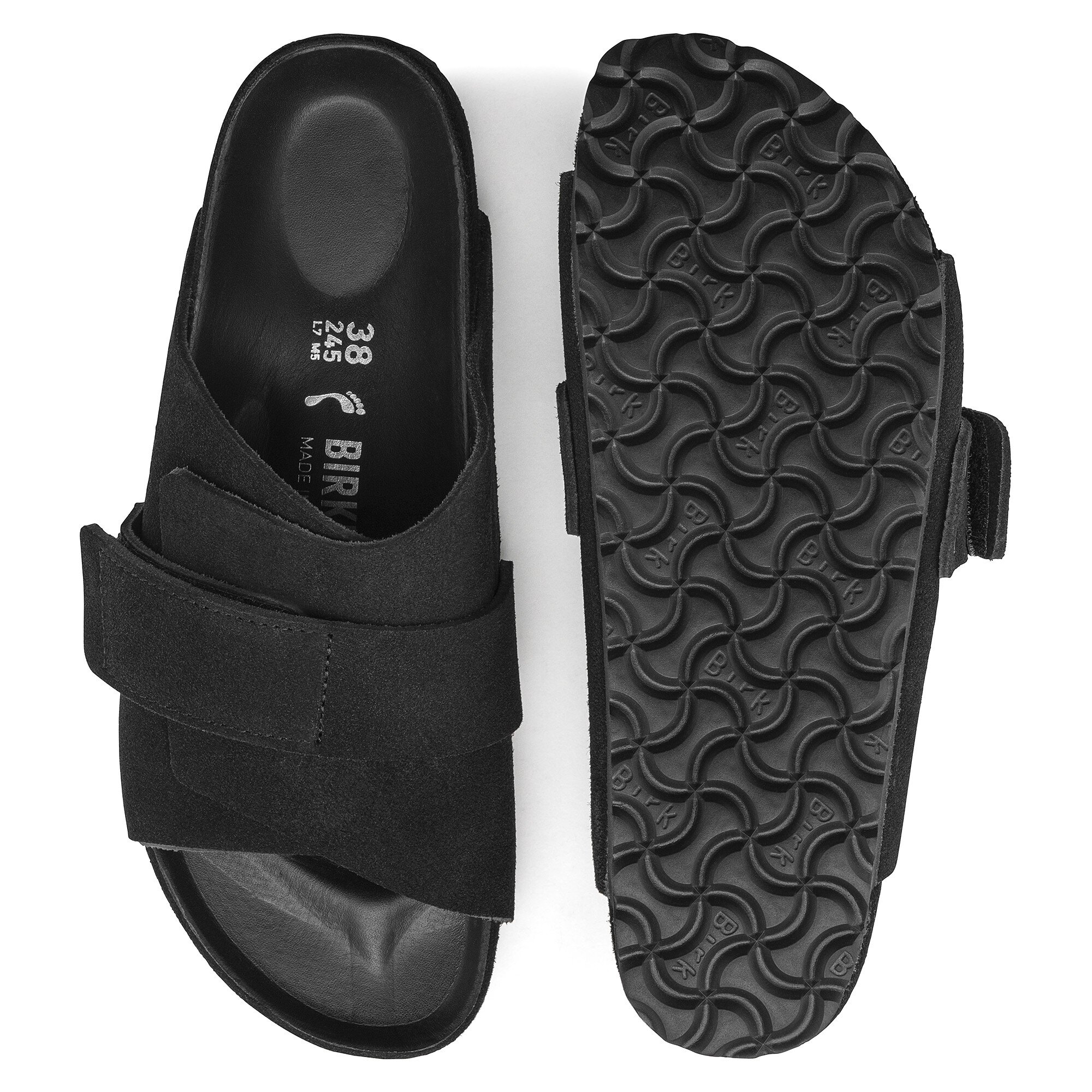 Kyoto Suede Leather Black | BIRKENSTOCK