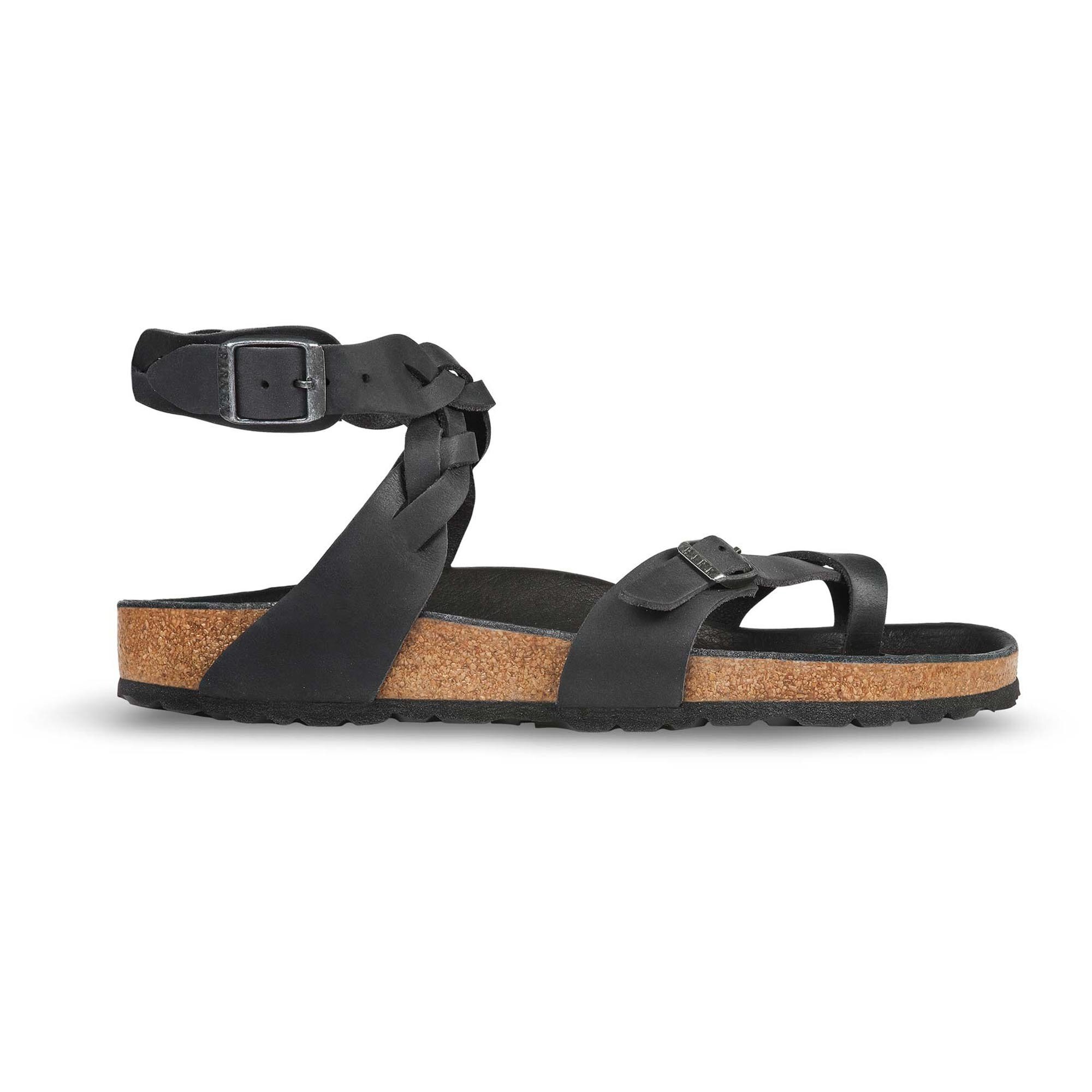 birkenstock yara black leather