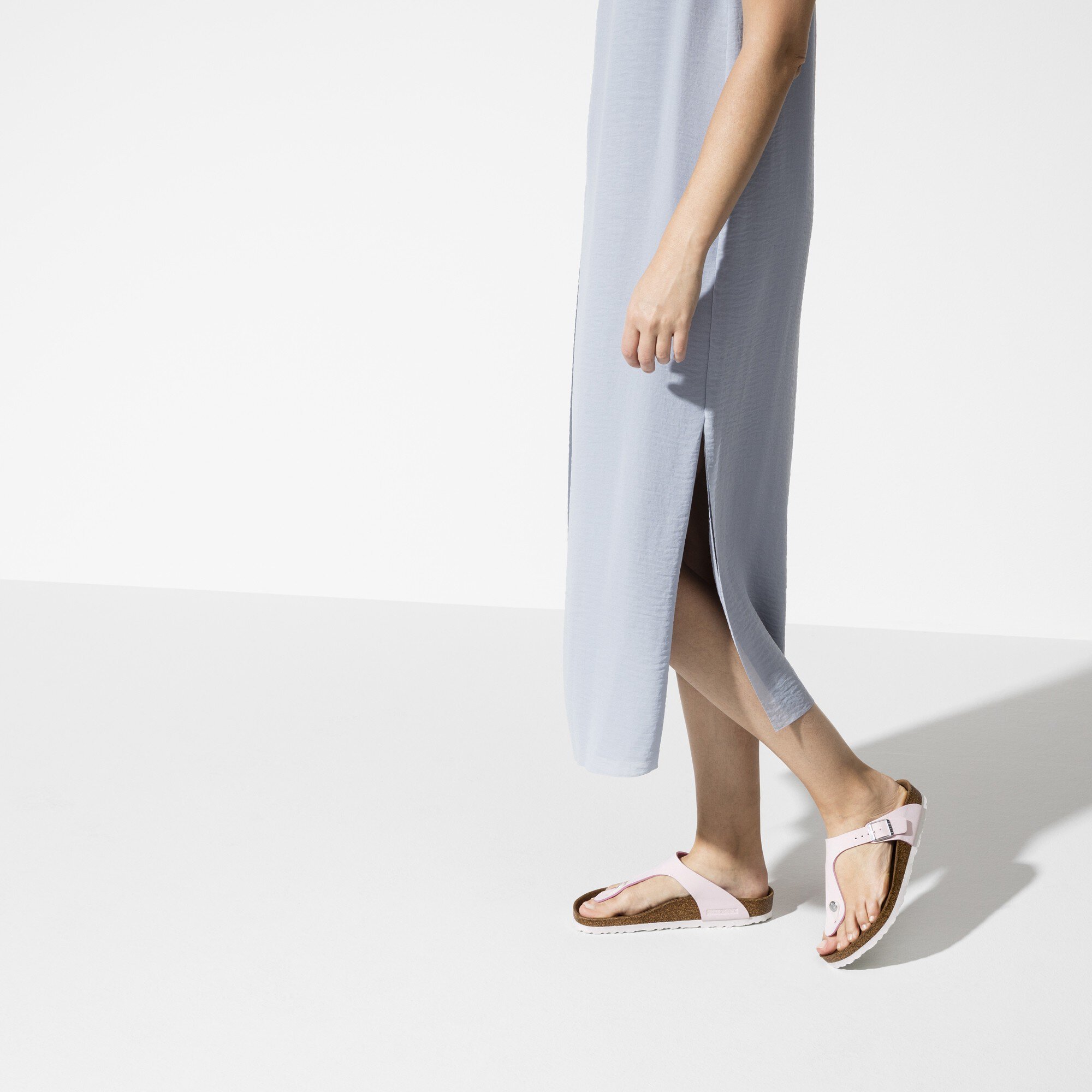 Melbourne kunstner Svømmepøl Gizeh Vegan Birko-Flor Brushed Rose | BIRKENSTOCK