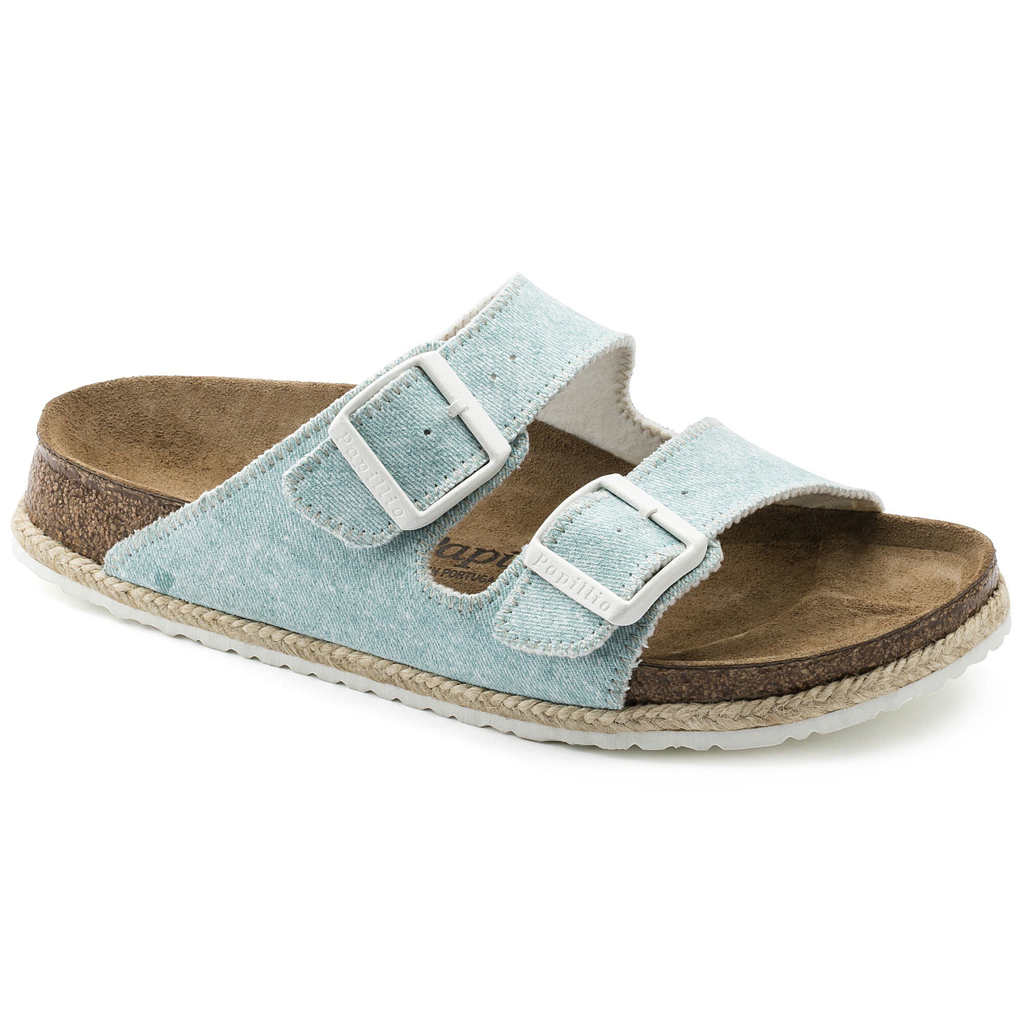 Arizona light blue birkenstock Clearance