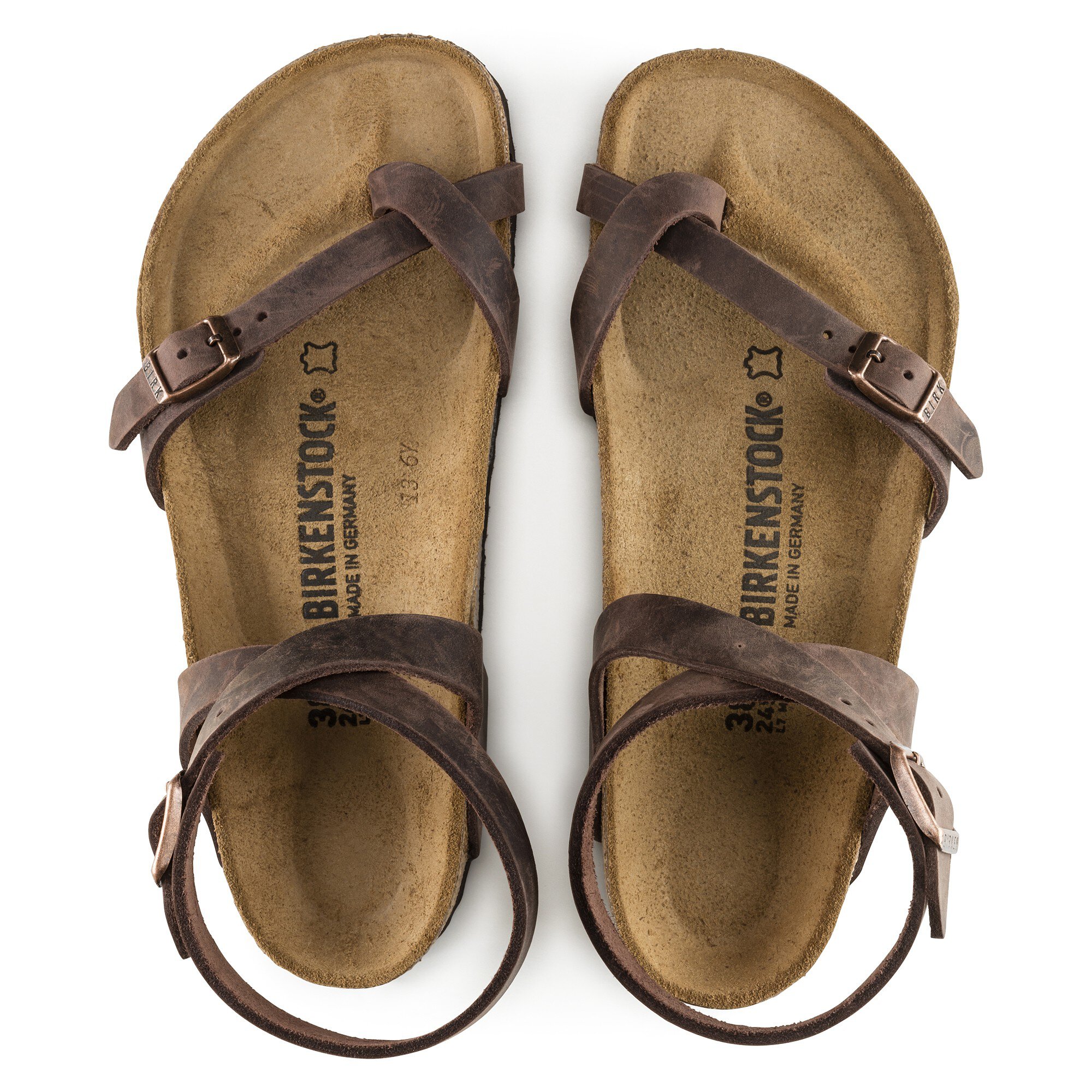 birkenstock yara oiled leather sandals