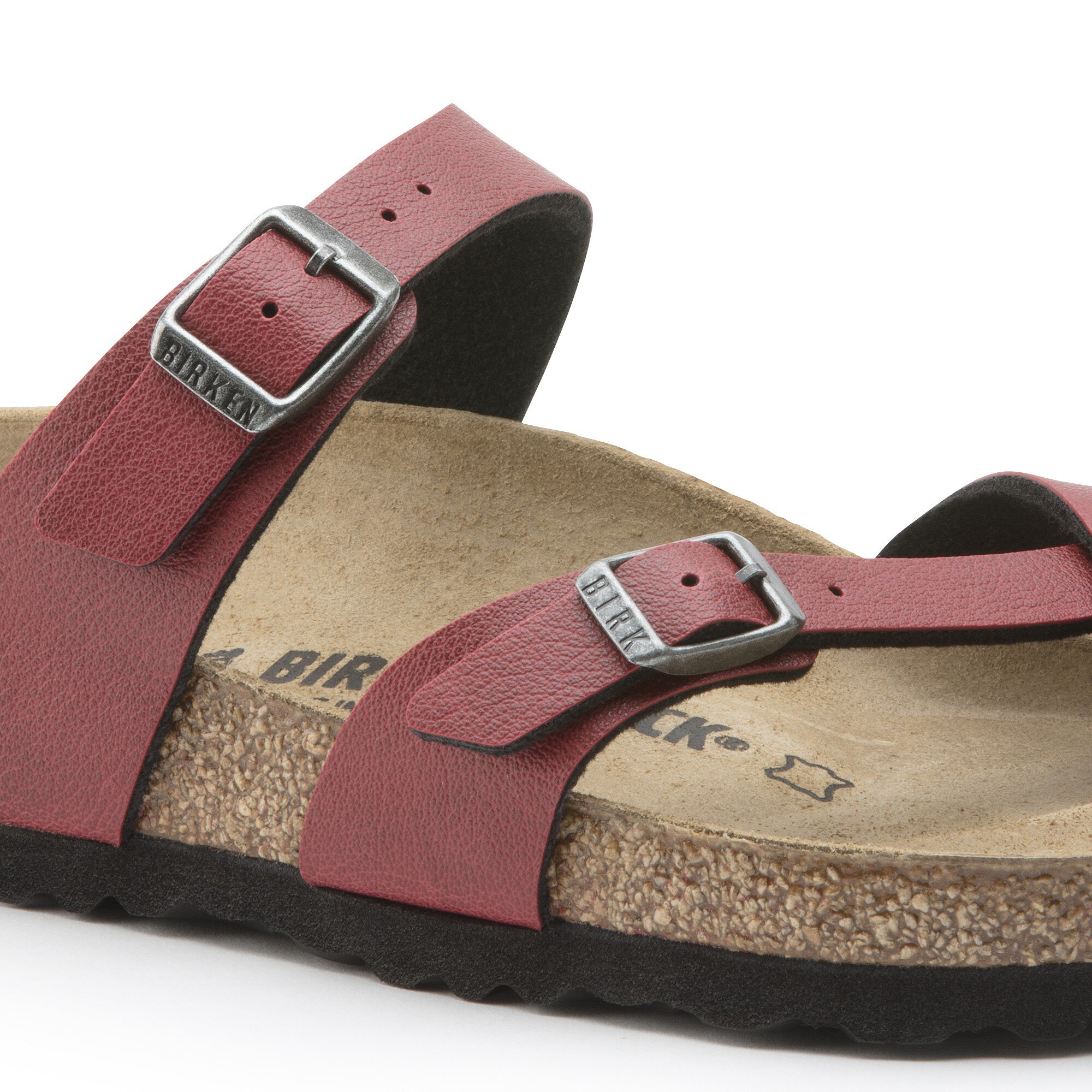 Birkenstock Arizona Bordeaux Patent Regular Fit Sandal