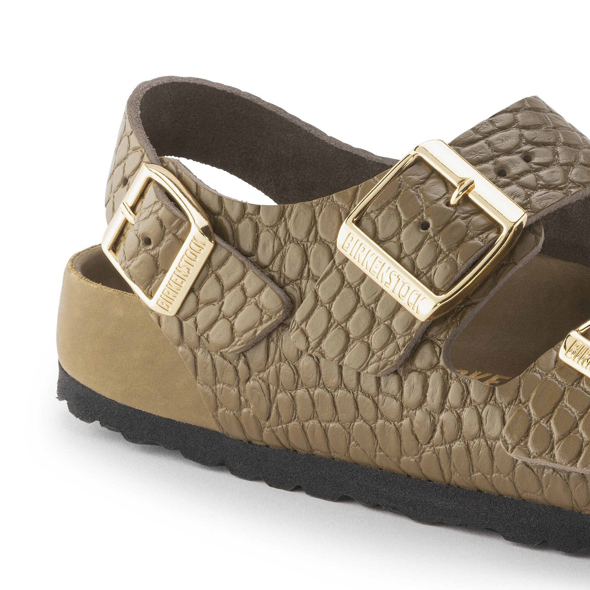 Birkenstock embossed leather hotsell