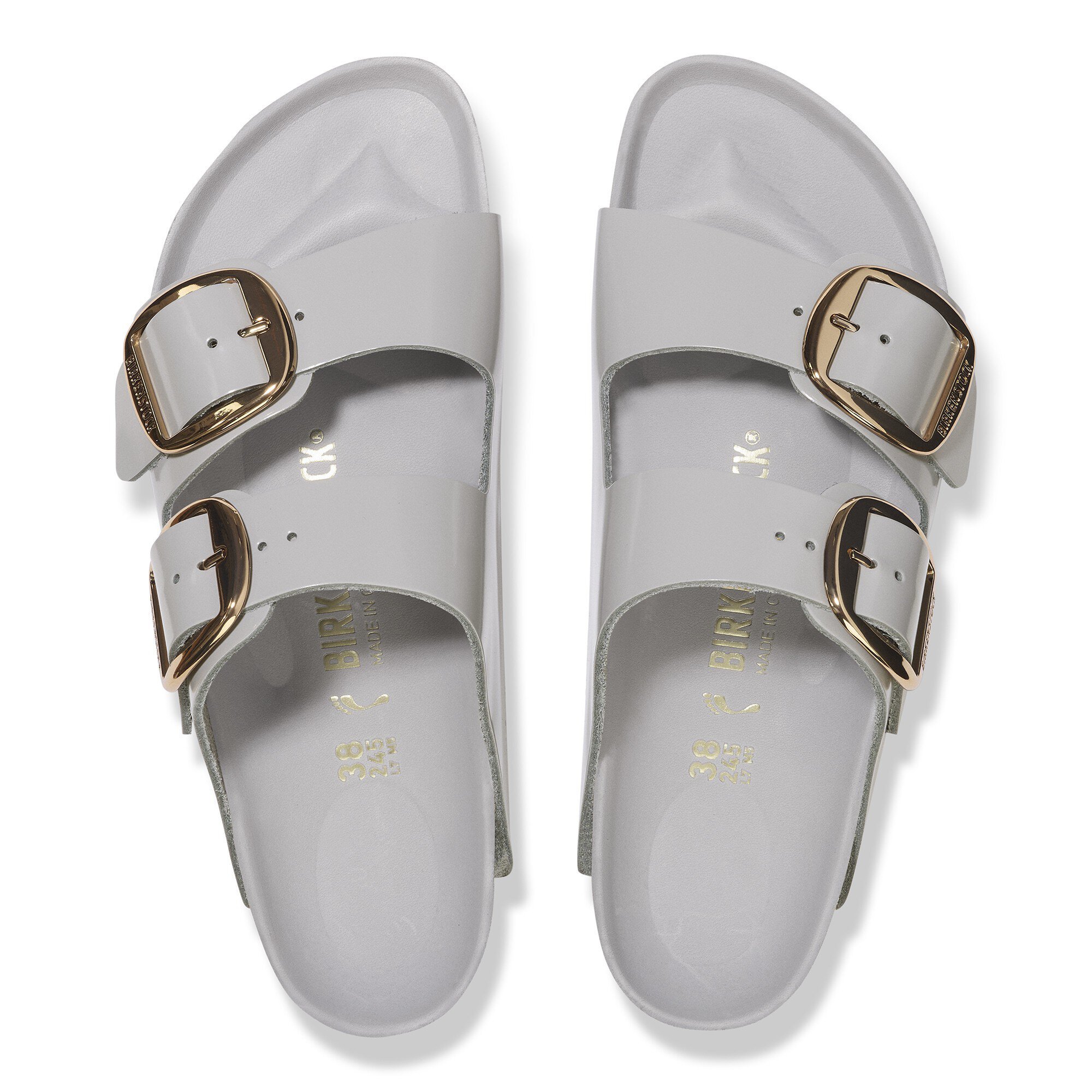 BIRKENSTOCK 　 ARIZONA / ビックバックル パテント Arizona Big Buckle Natural Leather Patent High Shine Black