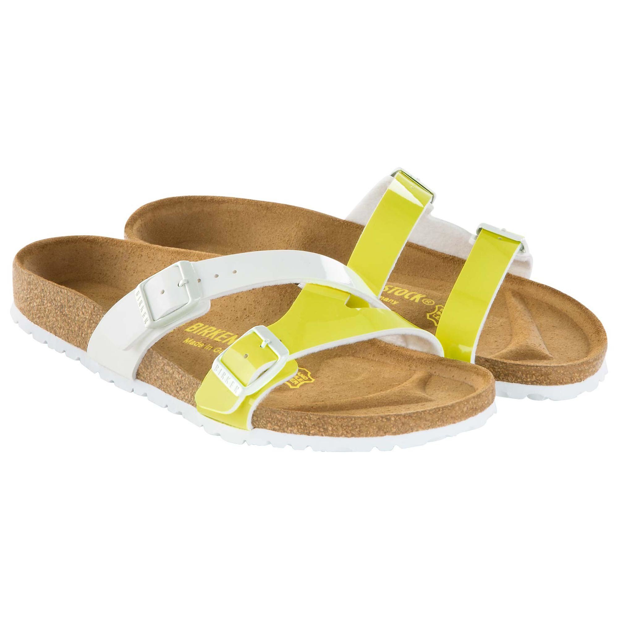 neon birkenstocks