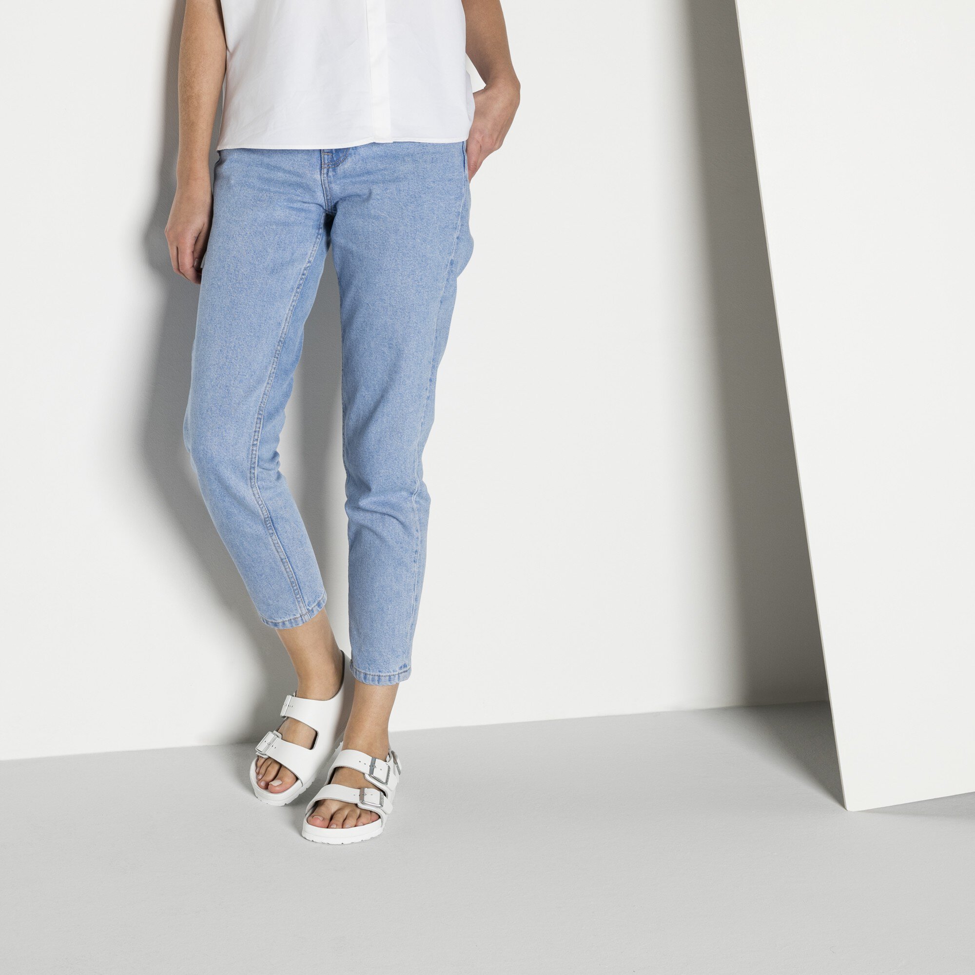 all white birkenstocks mens
