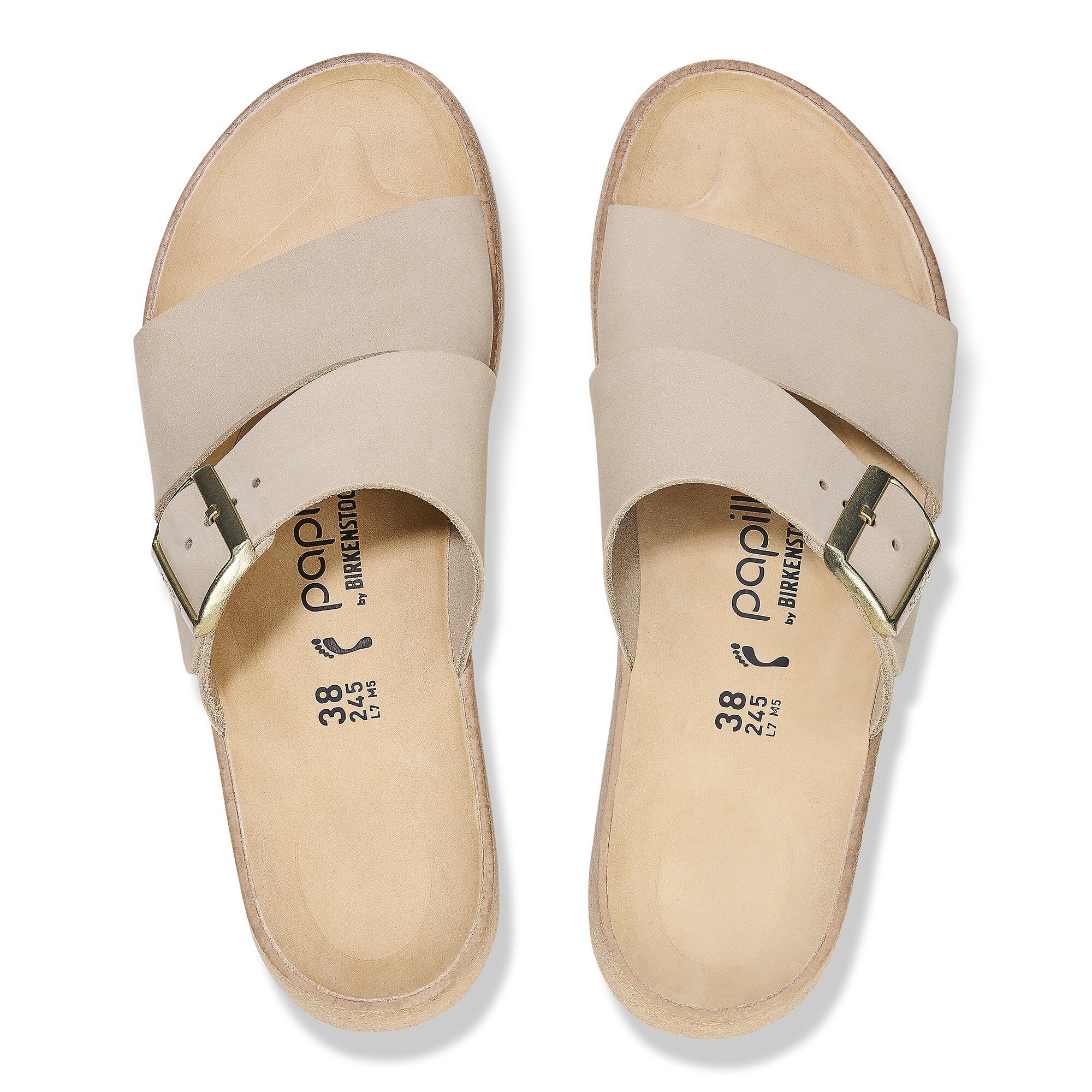 Almina Nubuck Leather Sandcastle | BIRKENSTOCK