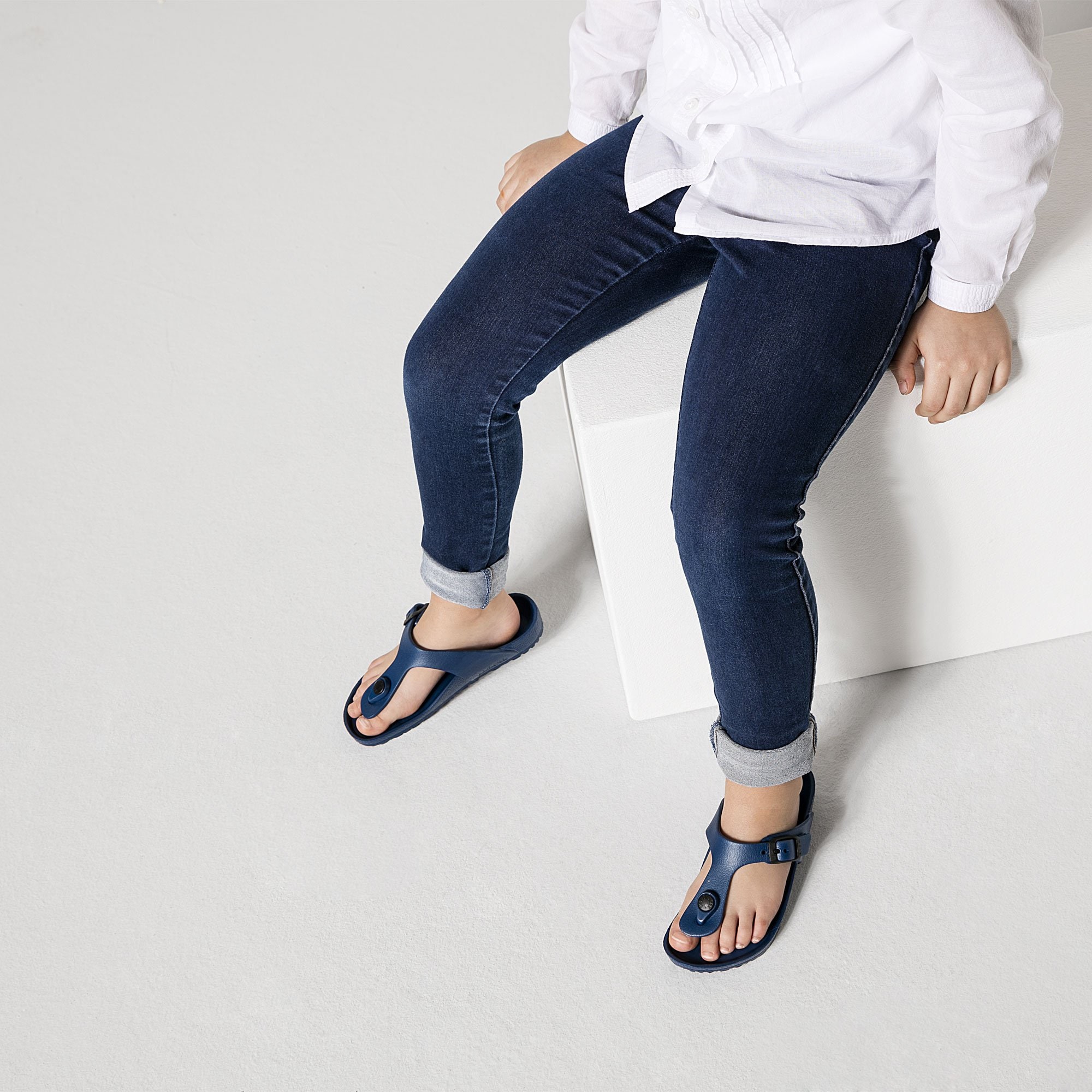 birkenstock gizeh eva navy