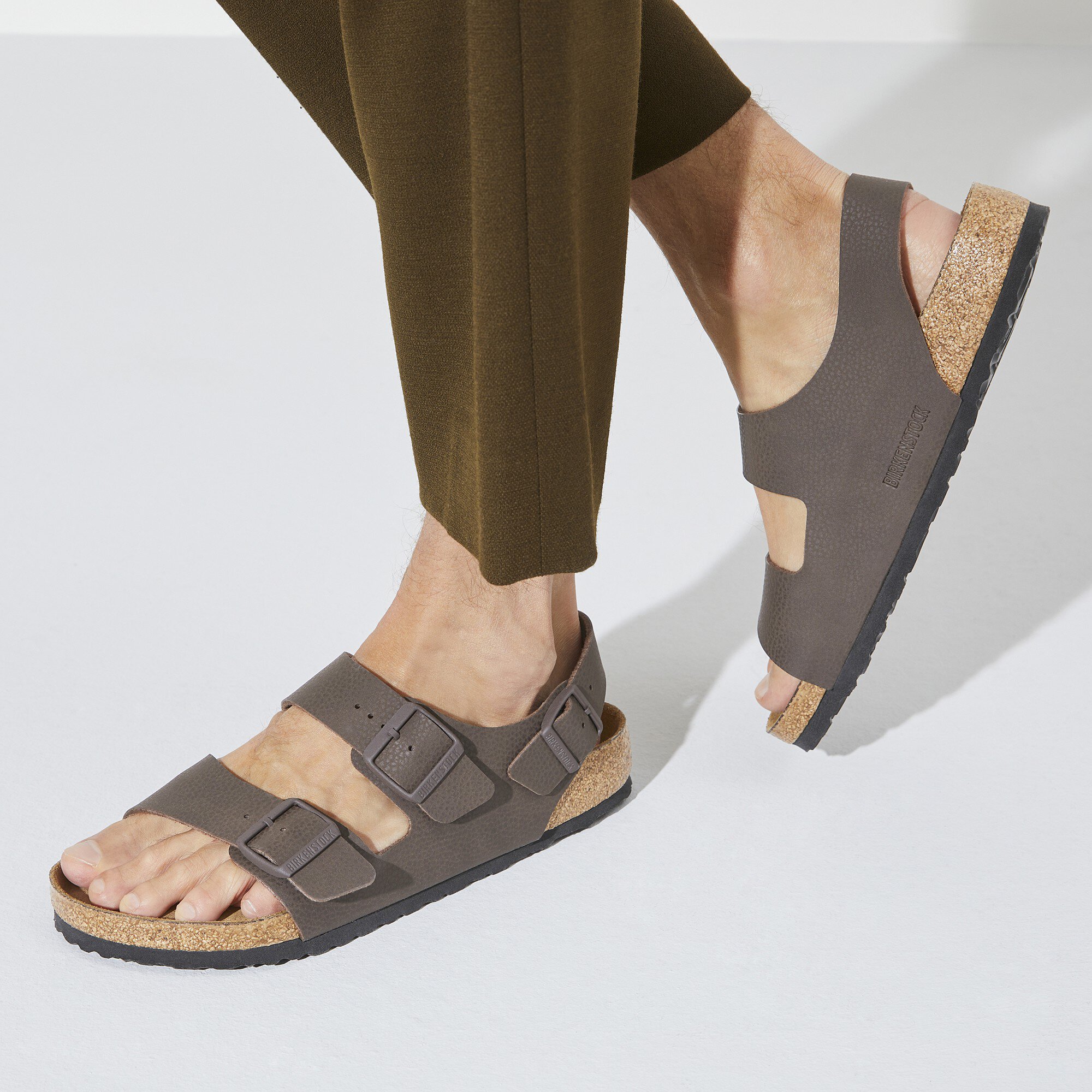 hval Blive ved Gå til kredsløbet Milano Soft Footbed Birko-Flor Chocolate | BIRKENSTOCK