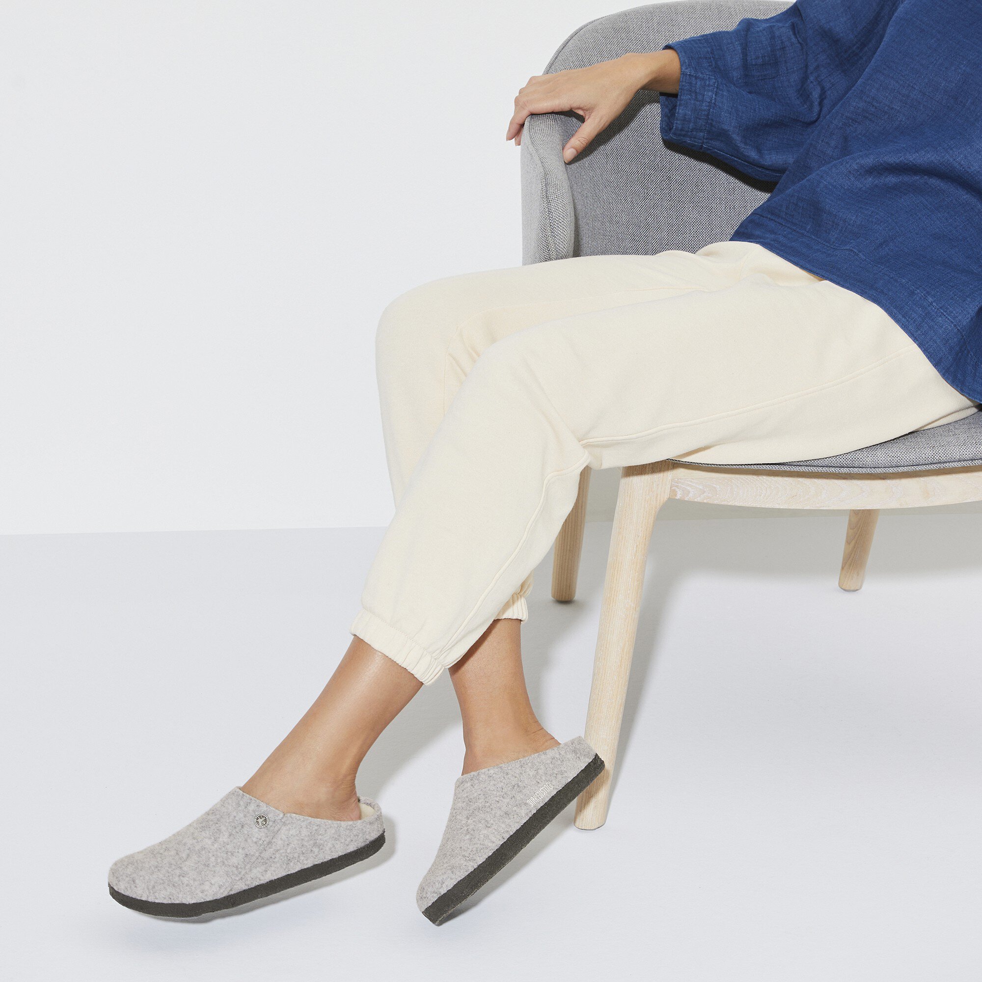 Zermatt Shearling Wool Felt Light Gray | BIRKENSTOCK