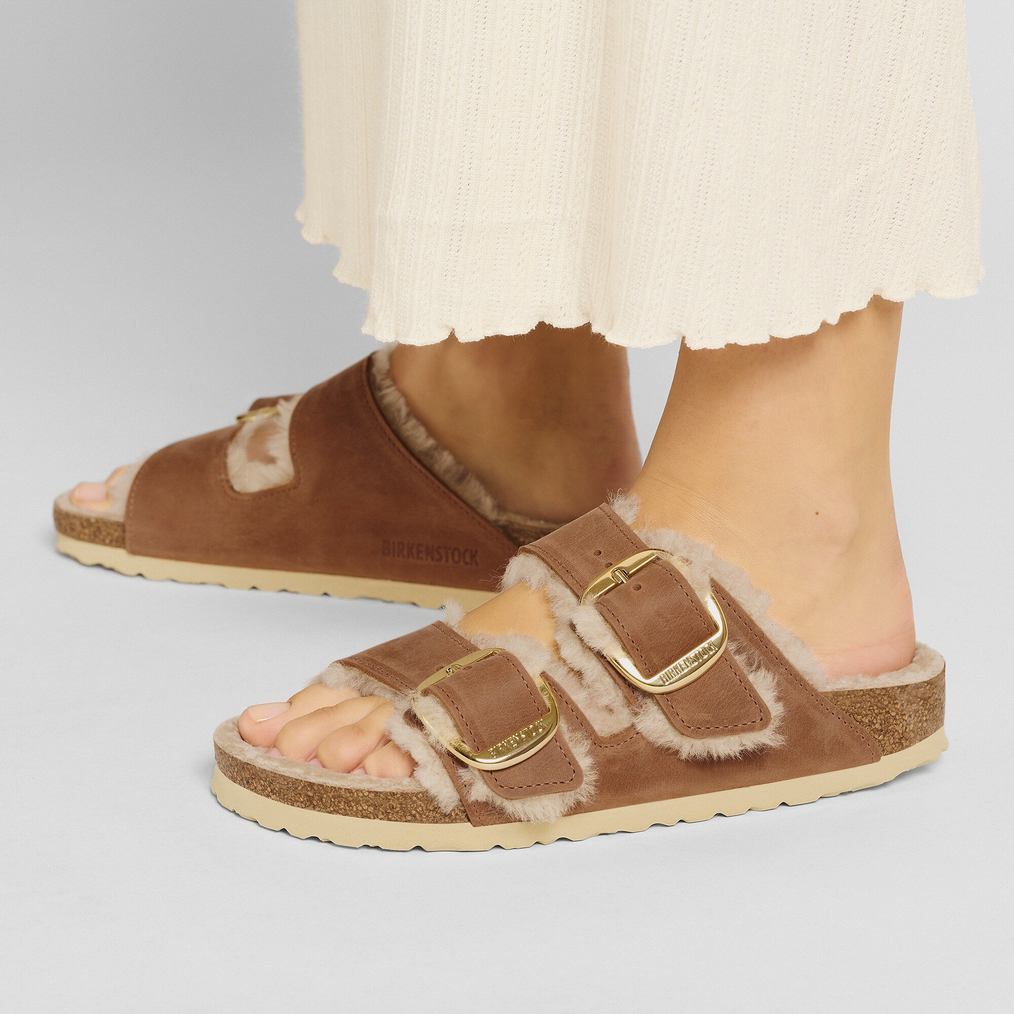 birkenstock white arizona big buckle
