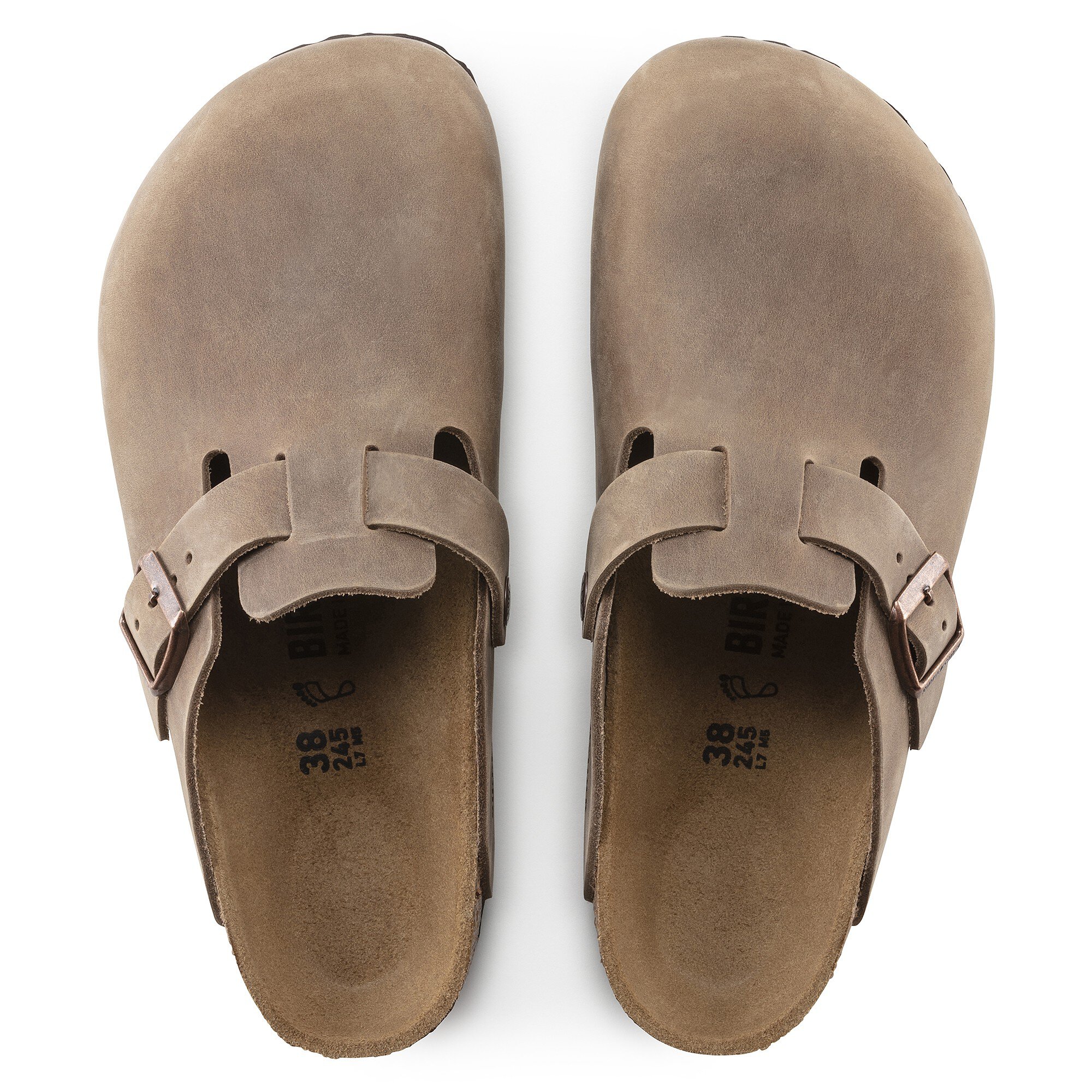 Boston Chunky Suede Leather Basalt Gray/ Black | BIRKENSTOCK
