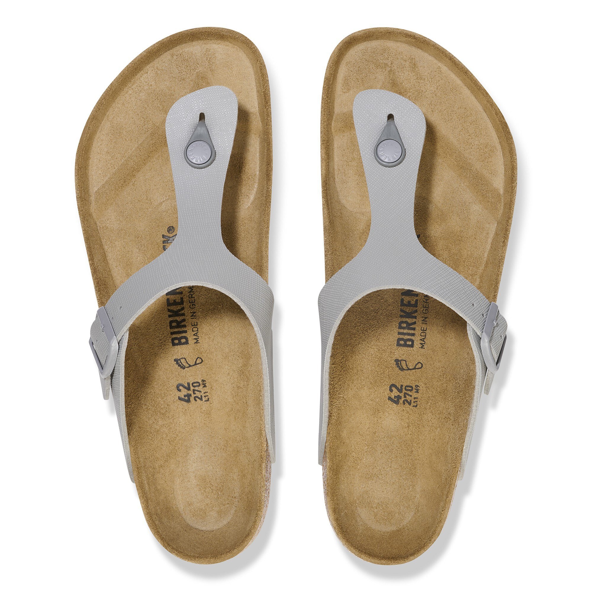 Gizeh Birko-Flor Saffiano Stone Coin | BIRKENSTOCK