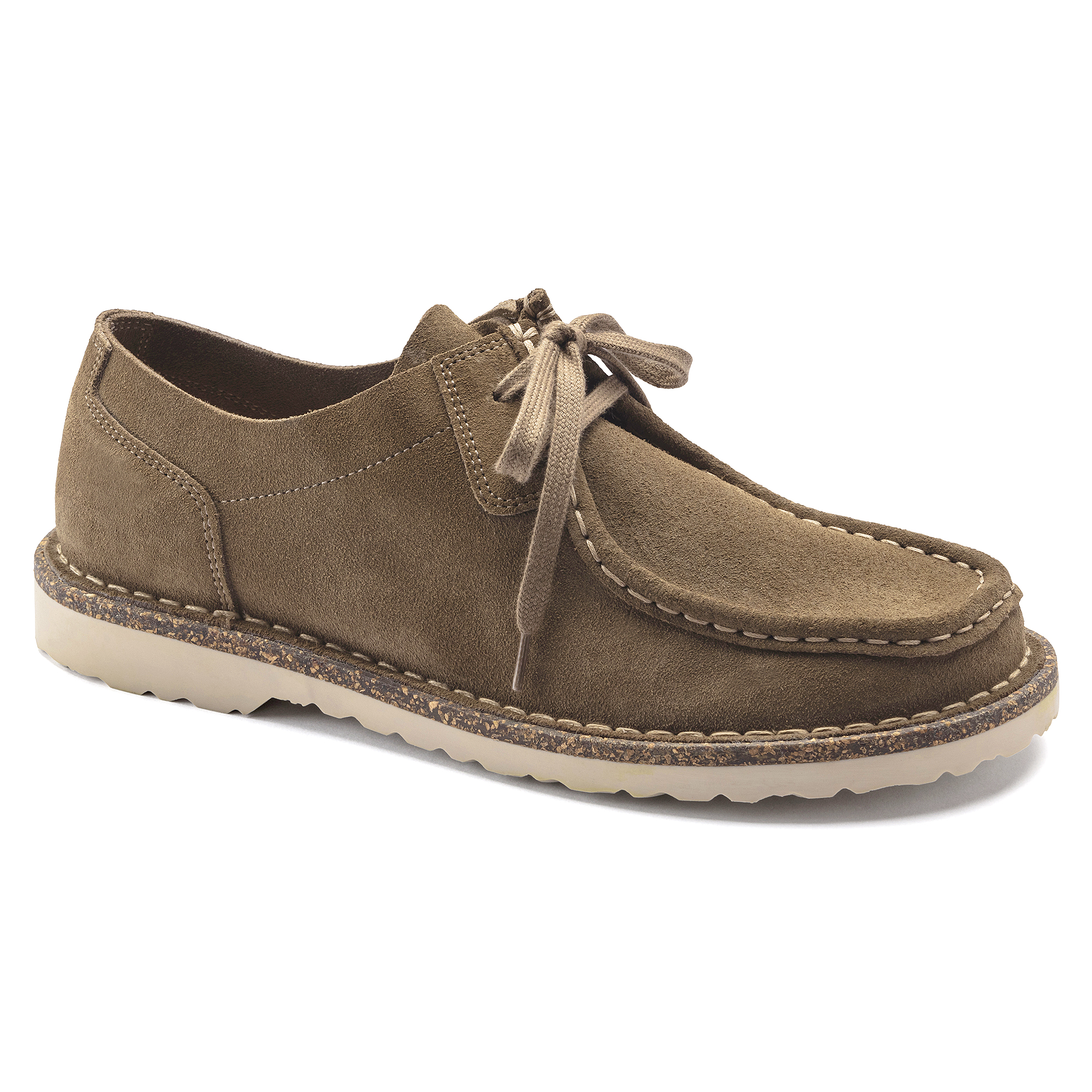 Pasadena III Suede Leather Gray Taupe