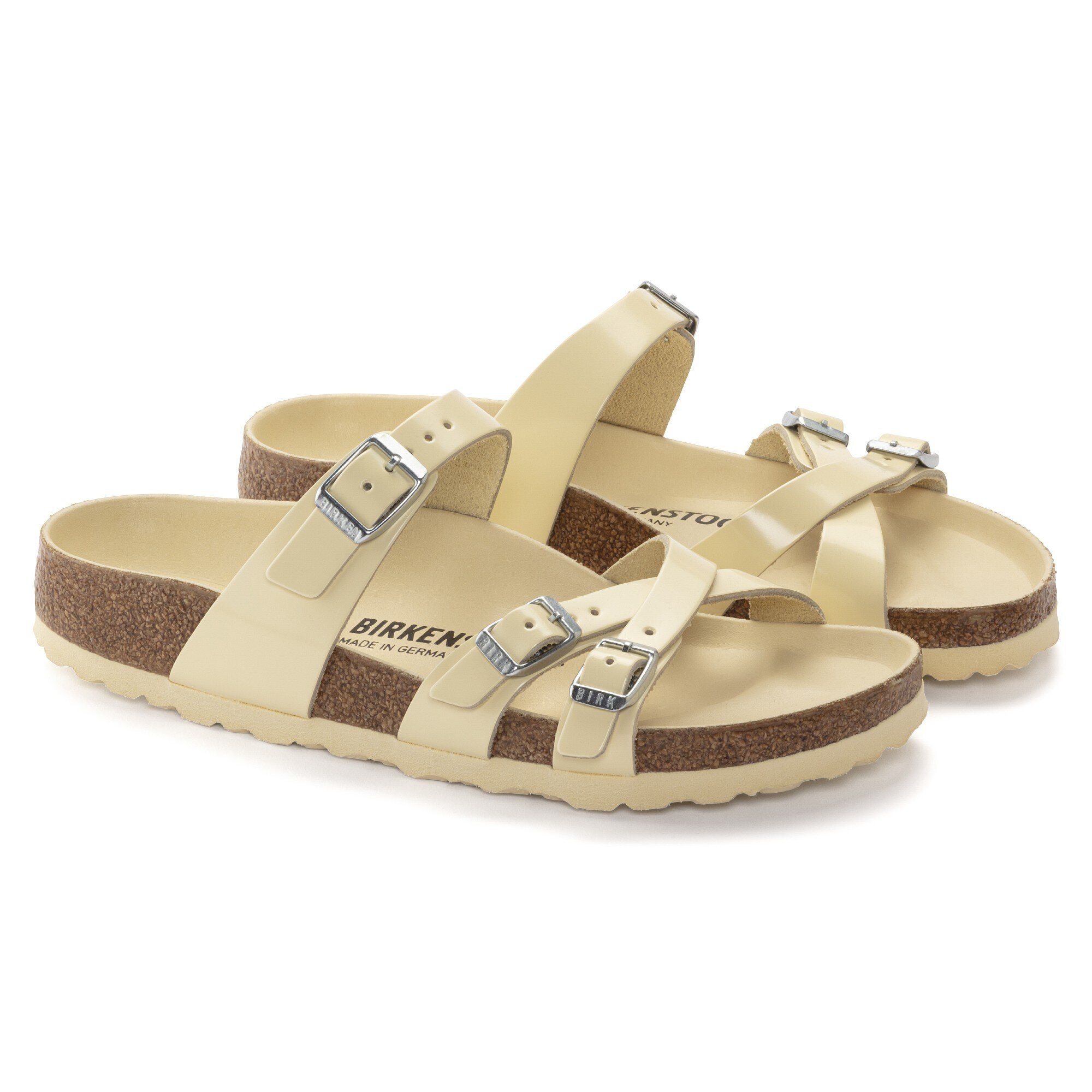 Franca Natural Leather Patent High Shine Butter BIRKENSTOCK